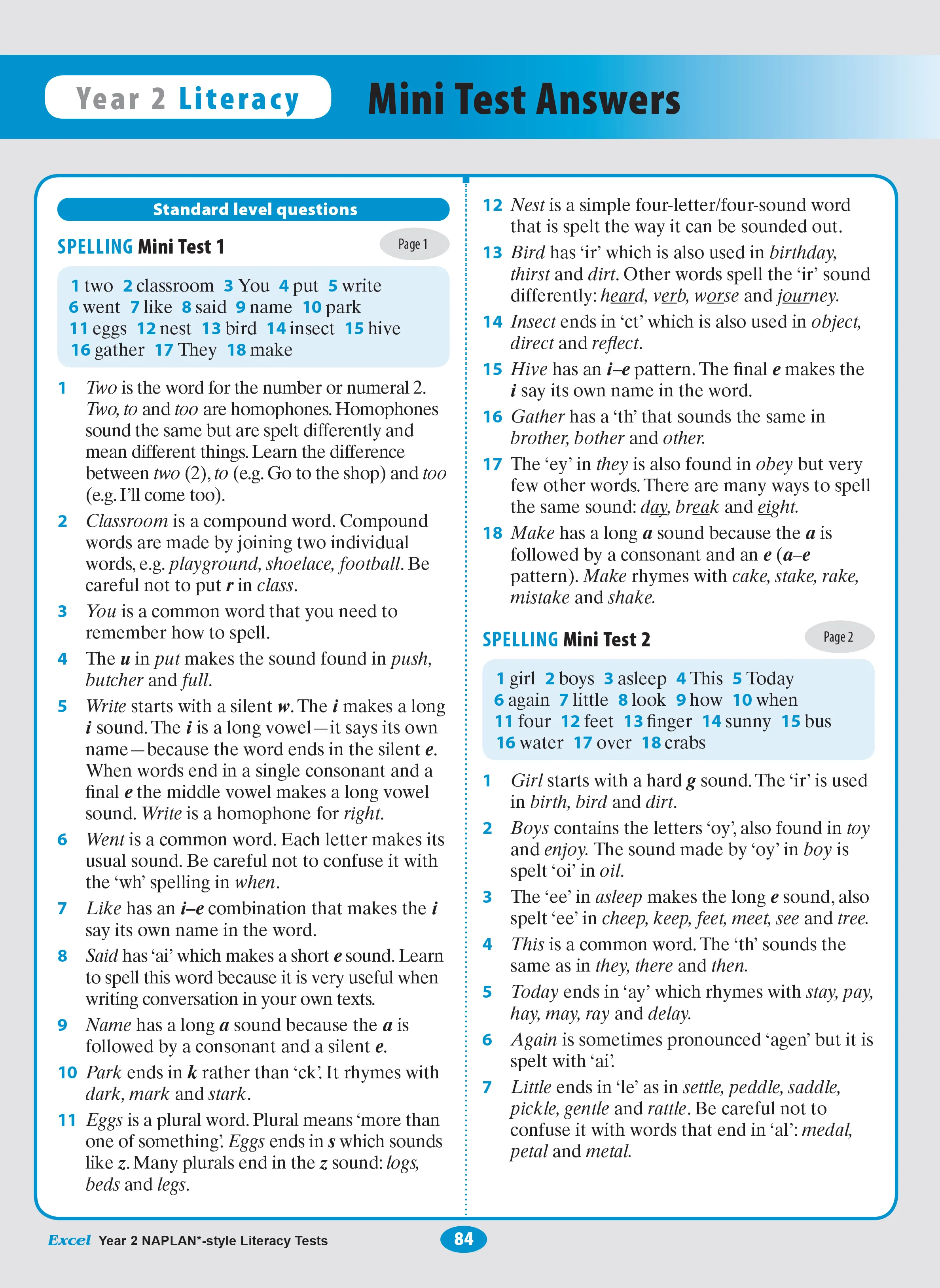 Excel Year 2 NAPLAN*-style Literacy Tests - Image 12