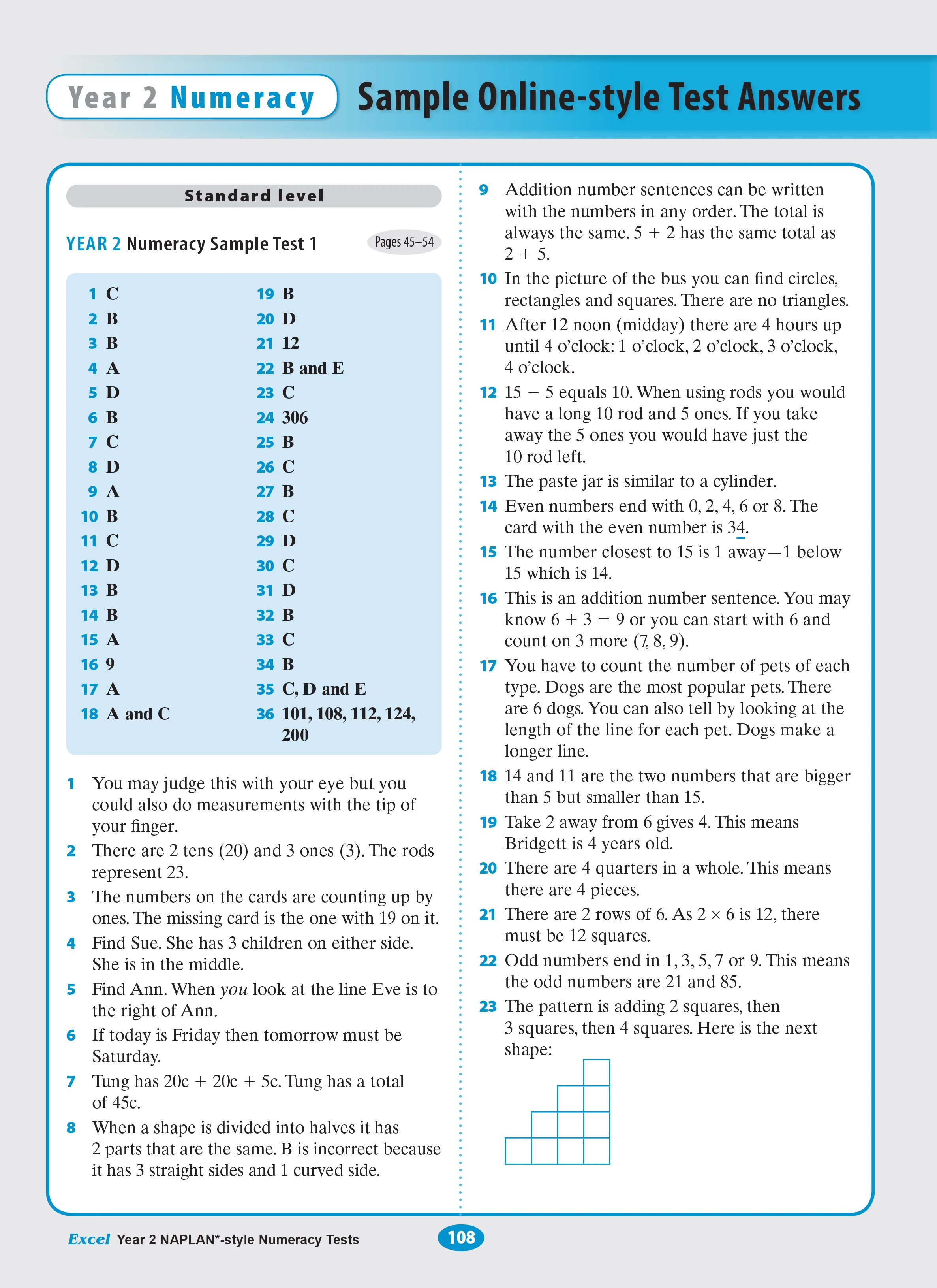 Excel Year 2 NAPLAN*-style Numeracy Tests - Image 14