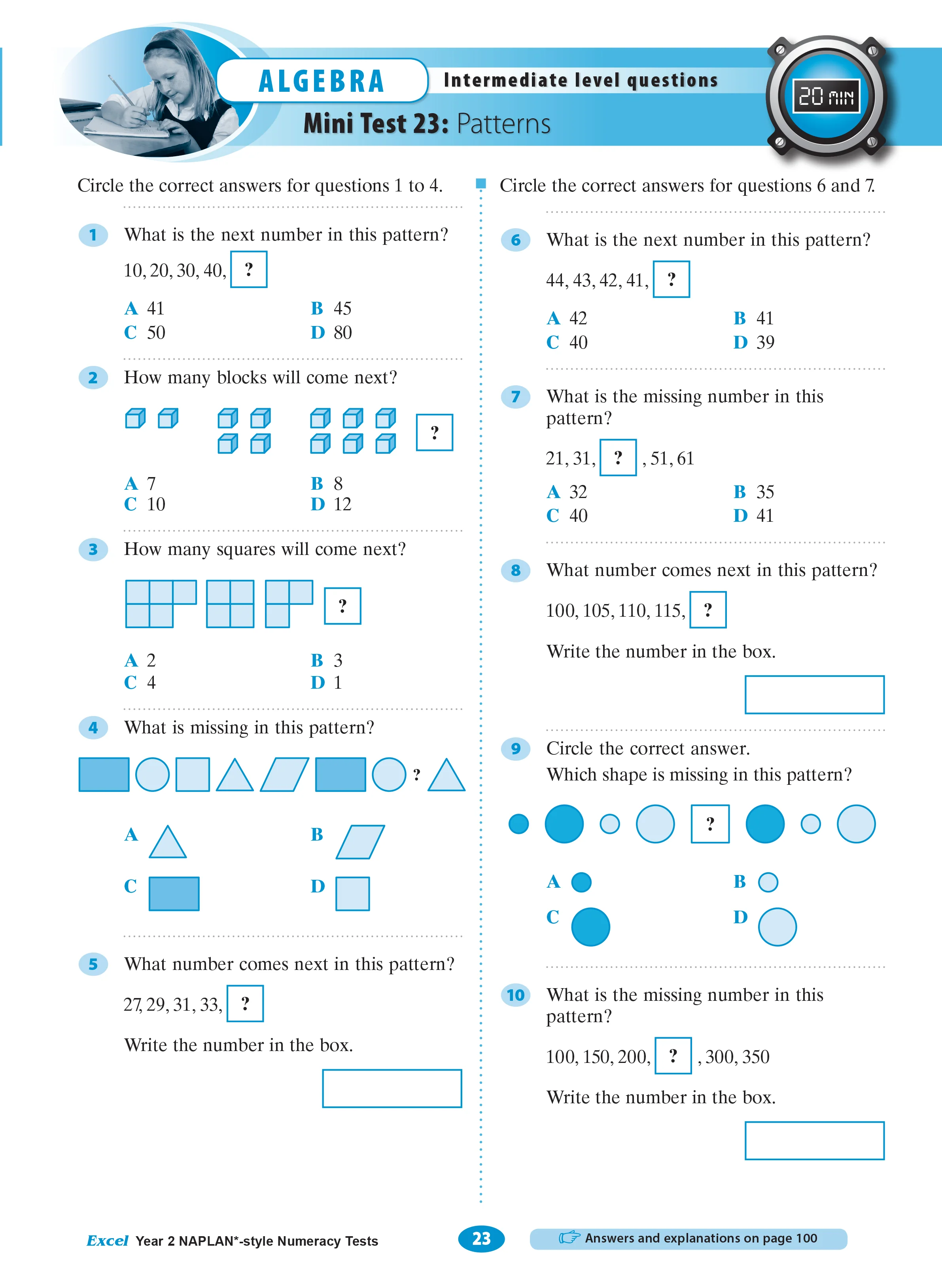 Excel Year 2 NAPLAN*-style Numeracy Tests - Image 7