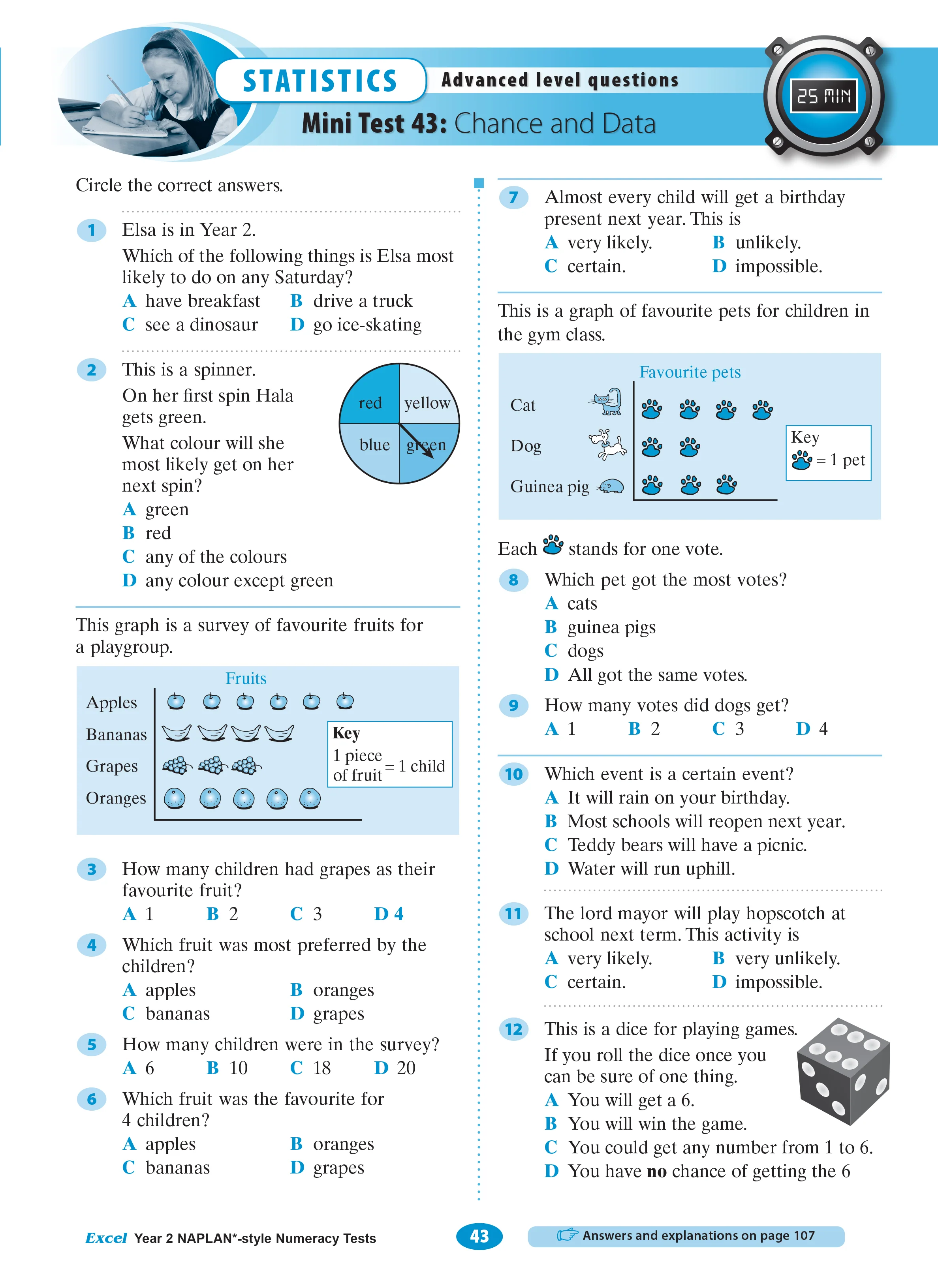 Excel Year 2 NAPLAN*-style Numeracy Tests - Image 9