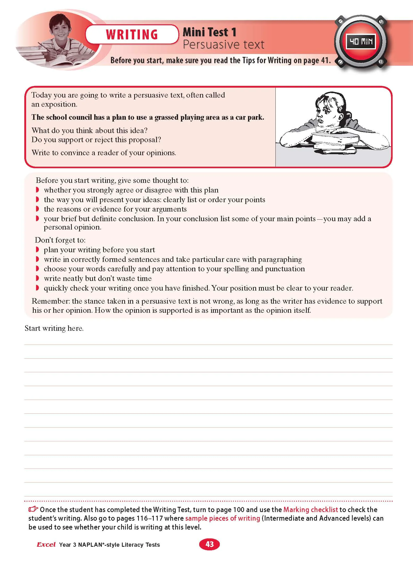 Excel Year 3 NAPLAN*-style Literacy Tests - Image 8