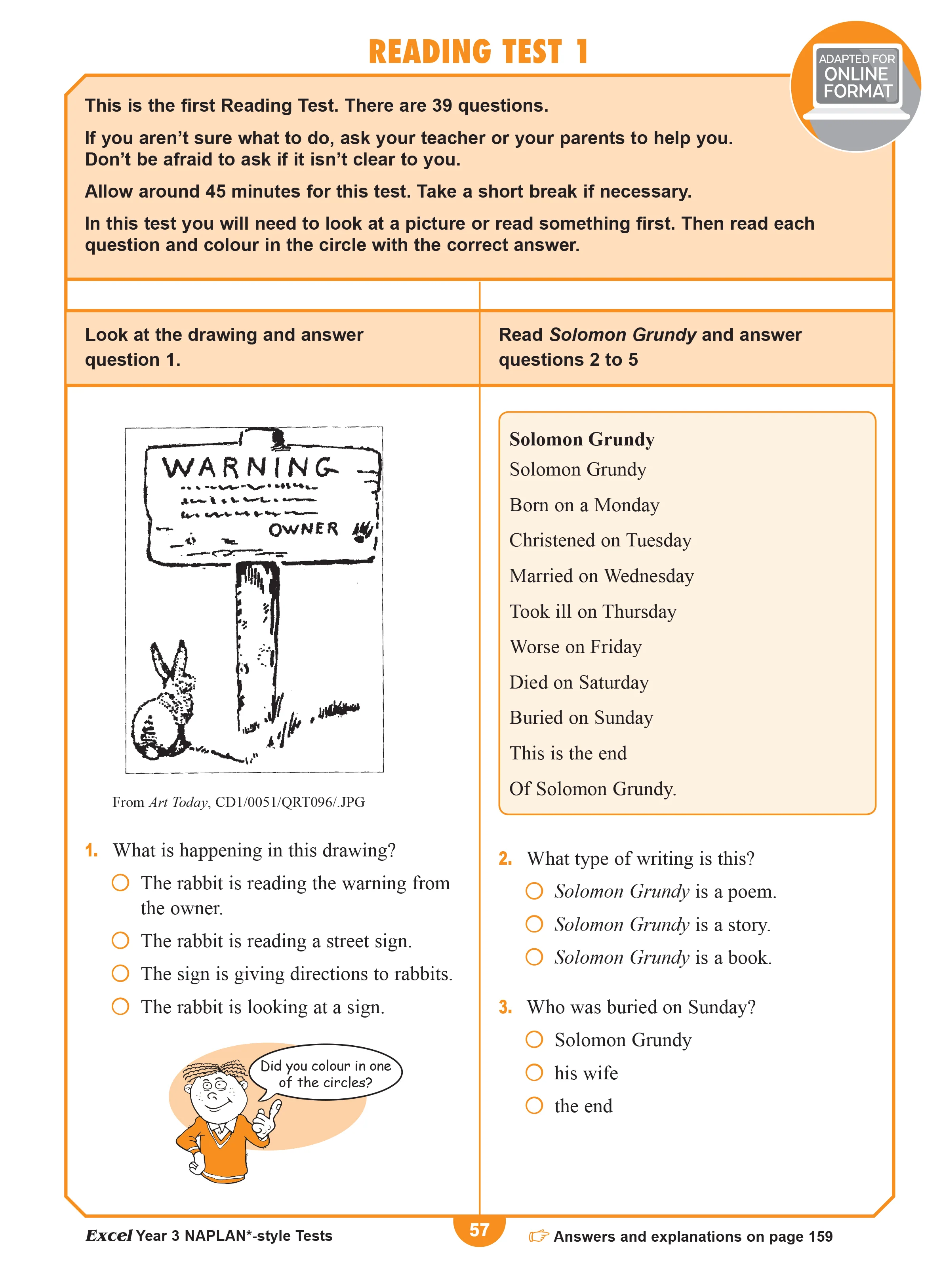 Excel Year 3 NAPLAN*-style Tests - Image 9