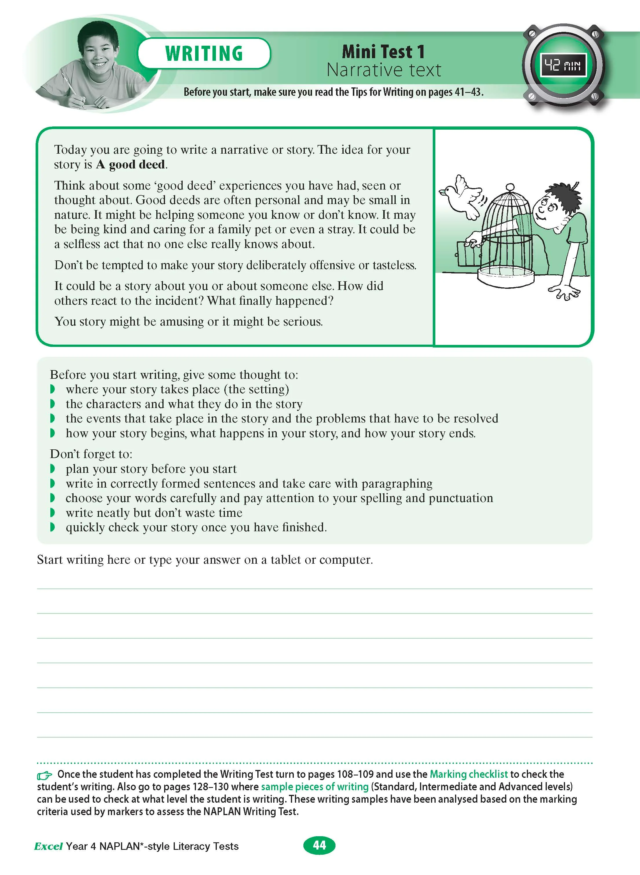 Excel Year 4 NAPLAN*-style Literacy Tests - Image 11