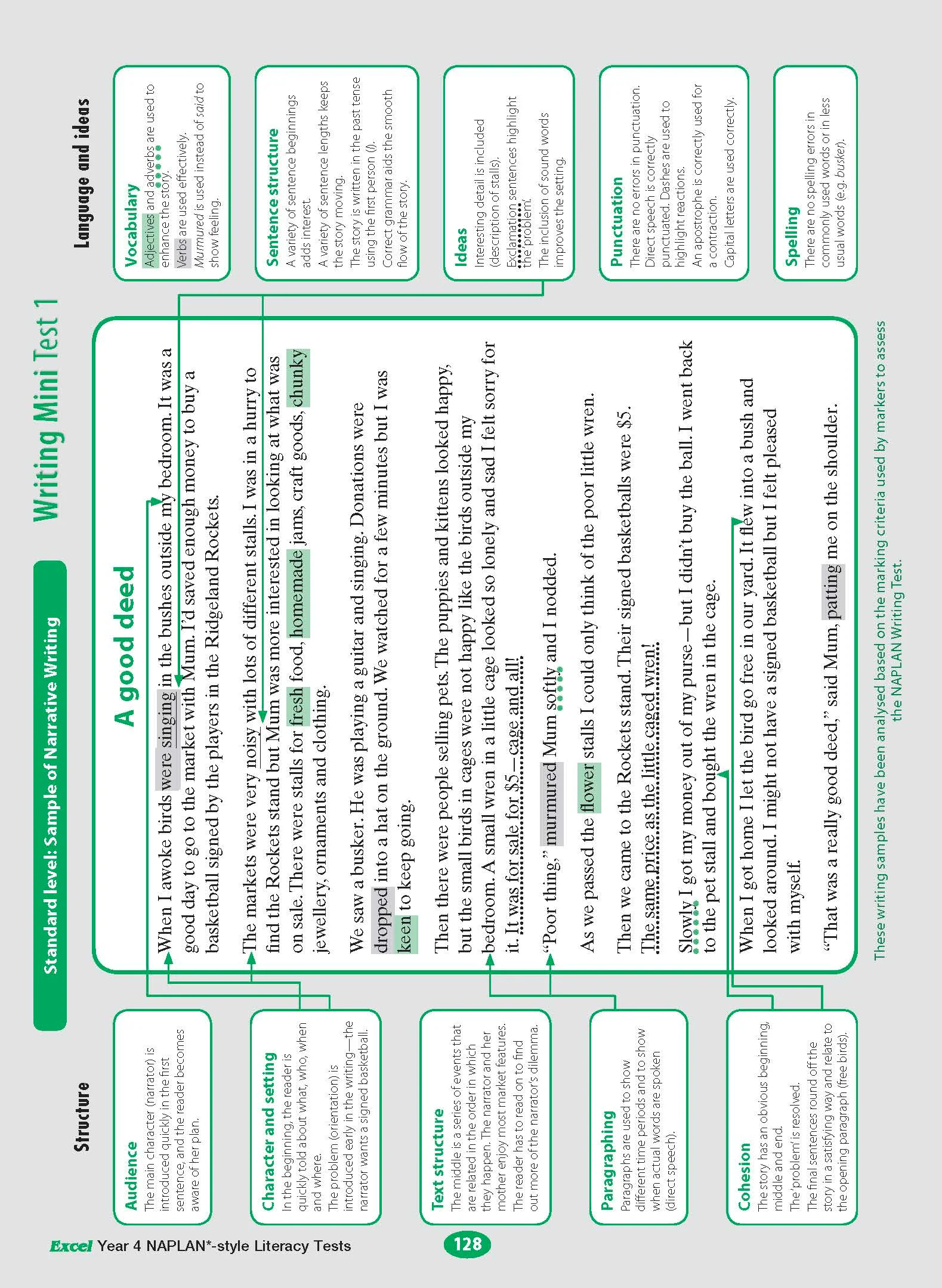 Excel Year 4 NAPLAN*-style Literacy Tests - Image 17