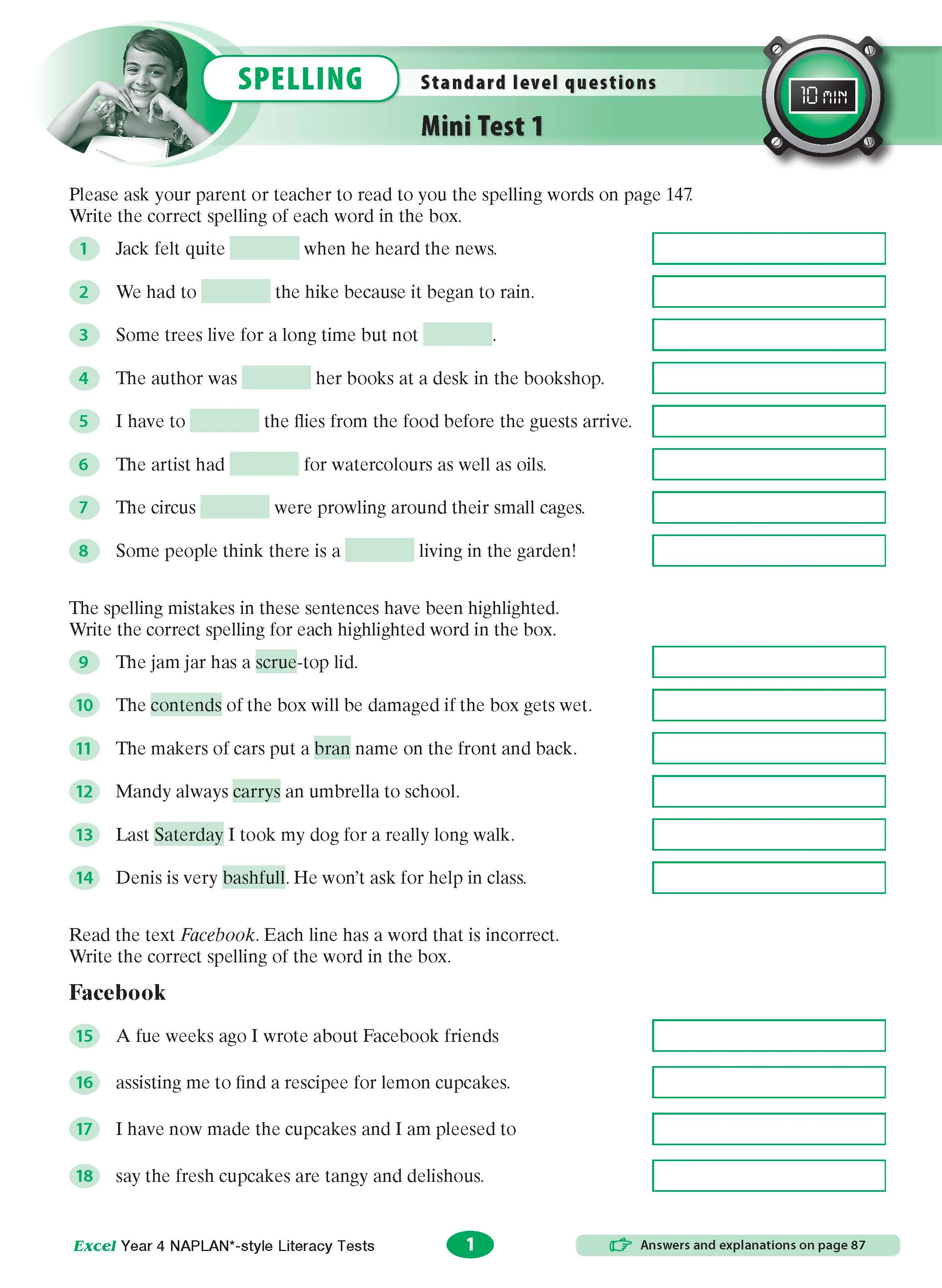 Excel Year 4 NAPLAN*-style Literacy Tests - Image 7