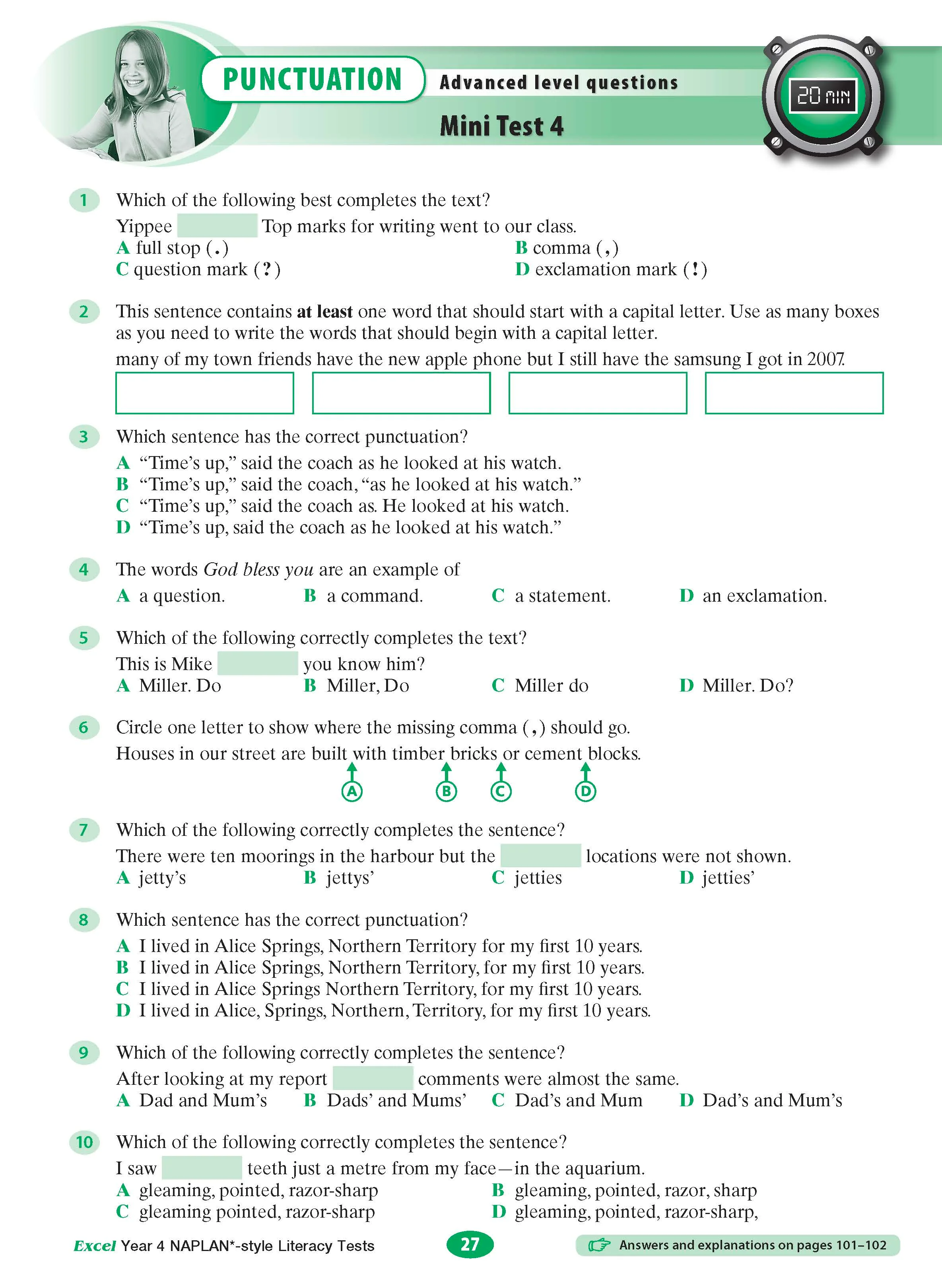 Excel Year 4 NAPLAN*-style Literacy Tests - Image 9