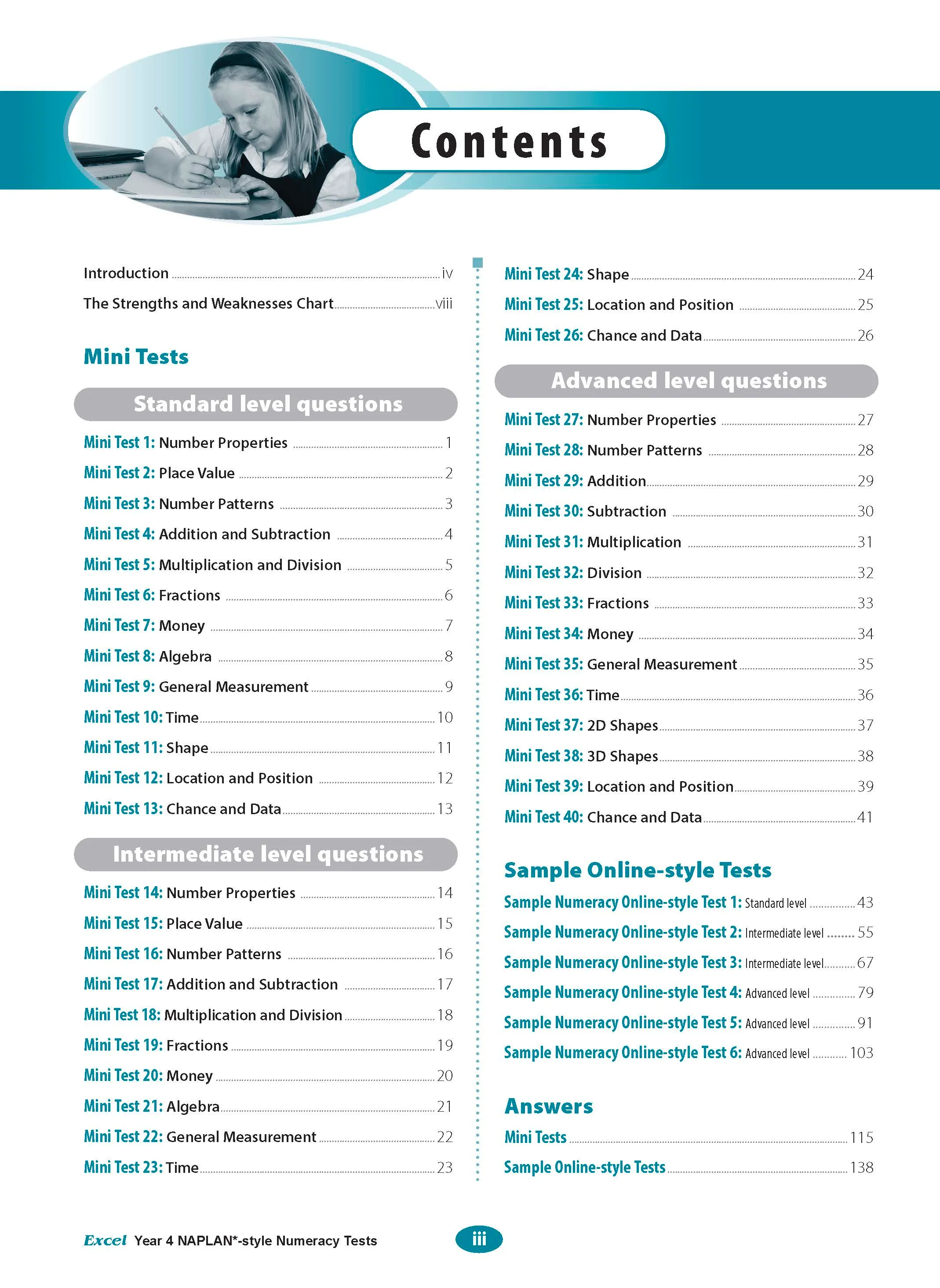 Excel Year 4 NAPLAN*-style Numeracy Tests - Image 2