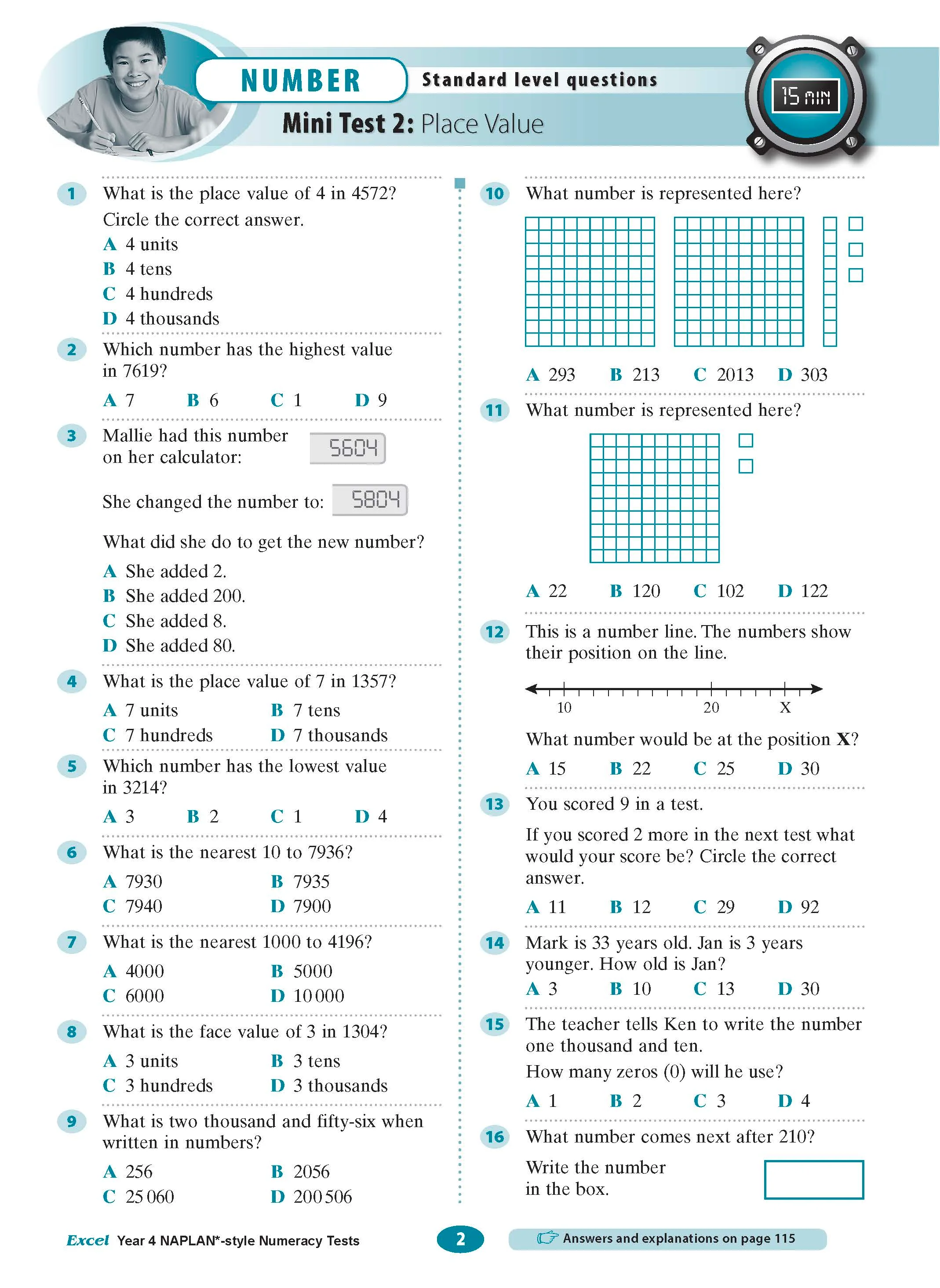 Excel Year 4 NAPLAN*-style Numeracy Tests - Image 9