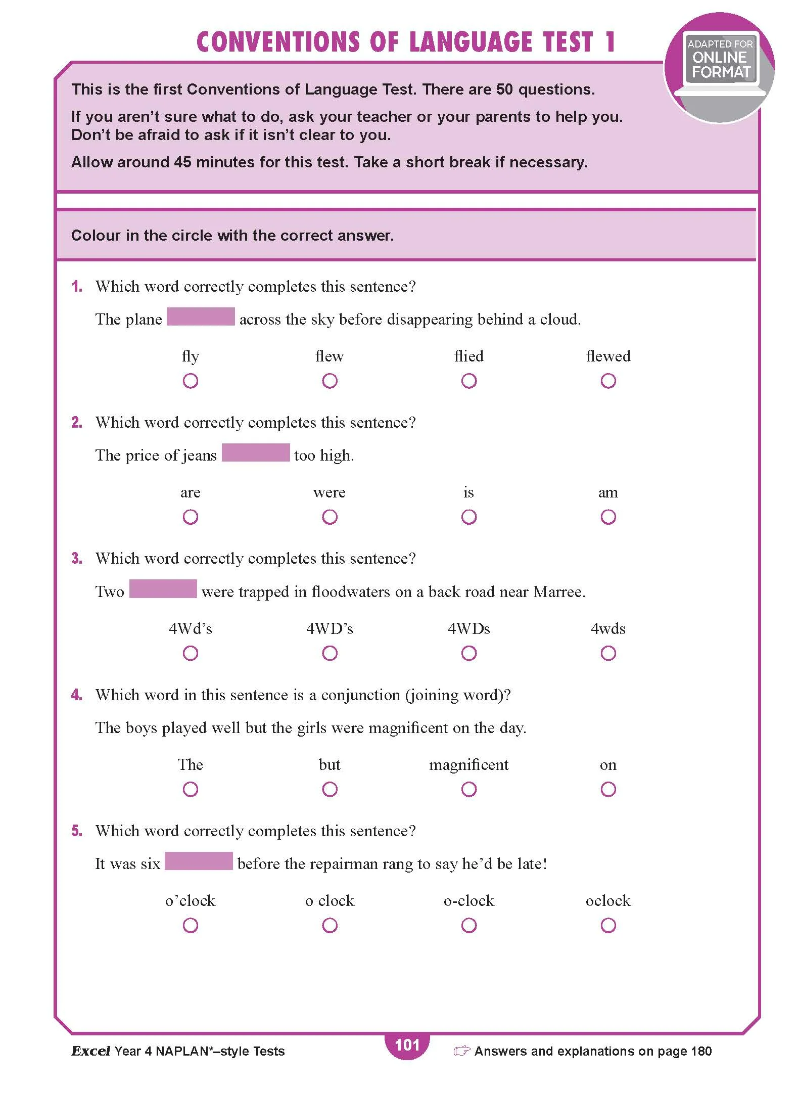 Excel Year 4 NAPLAN*-style Tests - Image 10