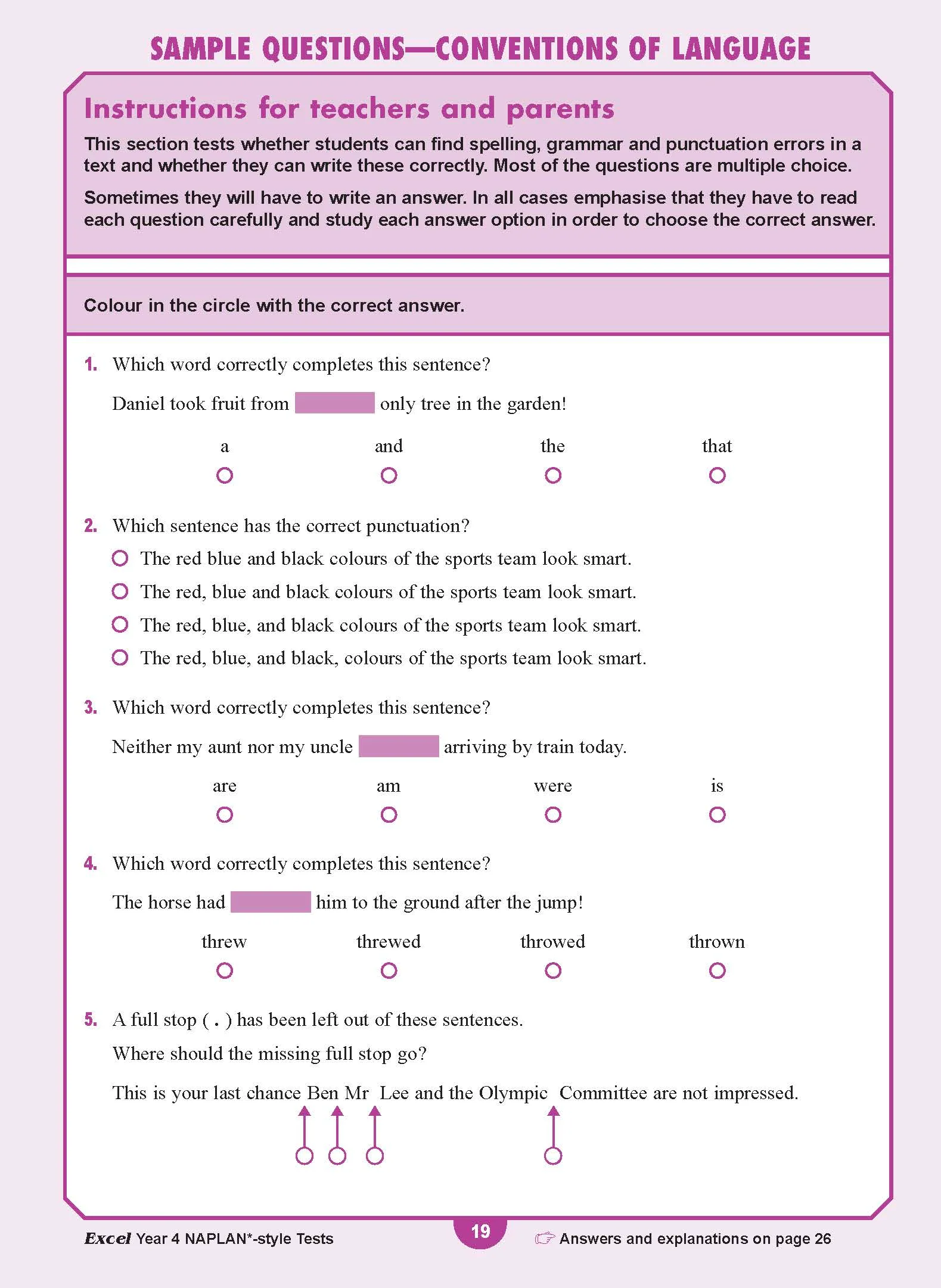 Excel Year 4 NAPLAN*-style Tests - Image 6
