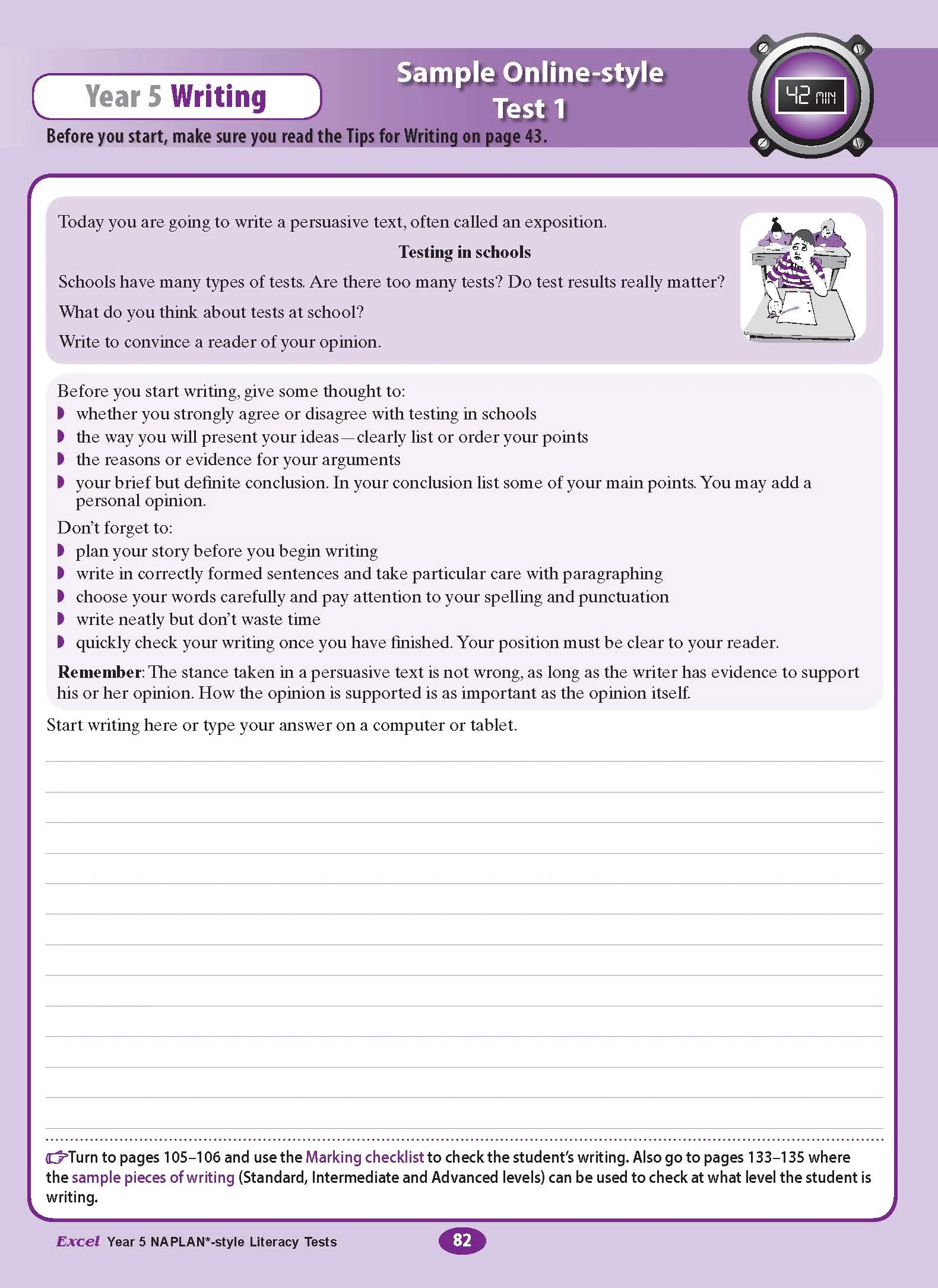 Excel Year 5 NAPLAN*-style Literacy Tests - Image 11
