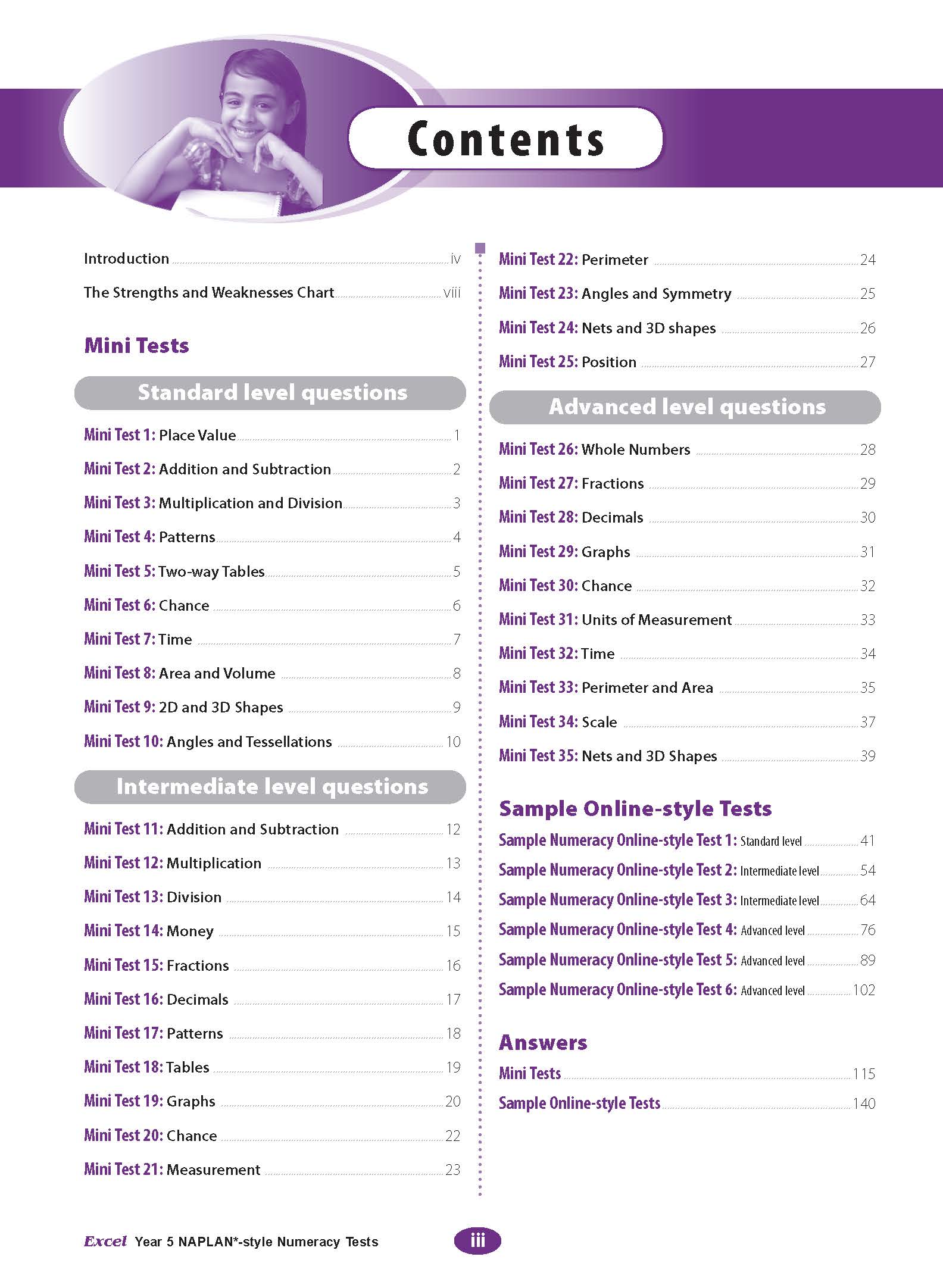 Excel Year 5 NAPLAN*-style Numeracy Tests - Image 2
