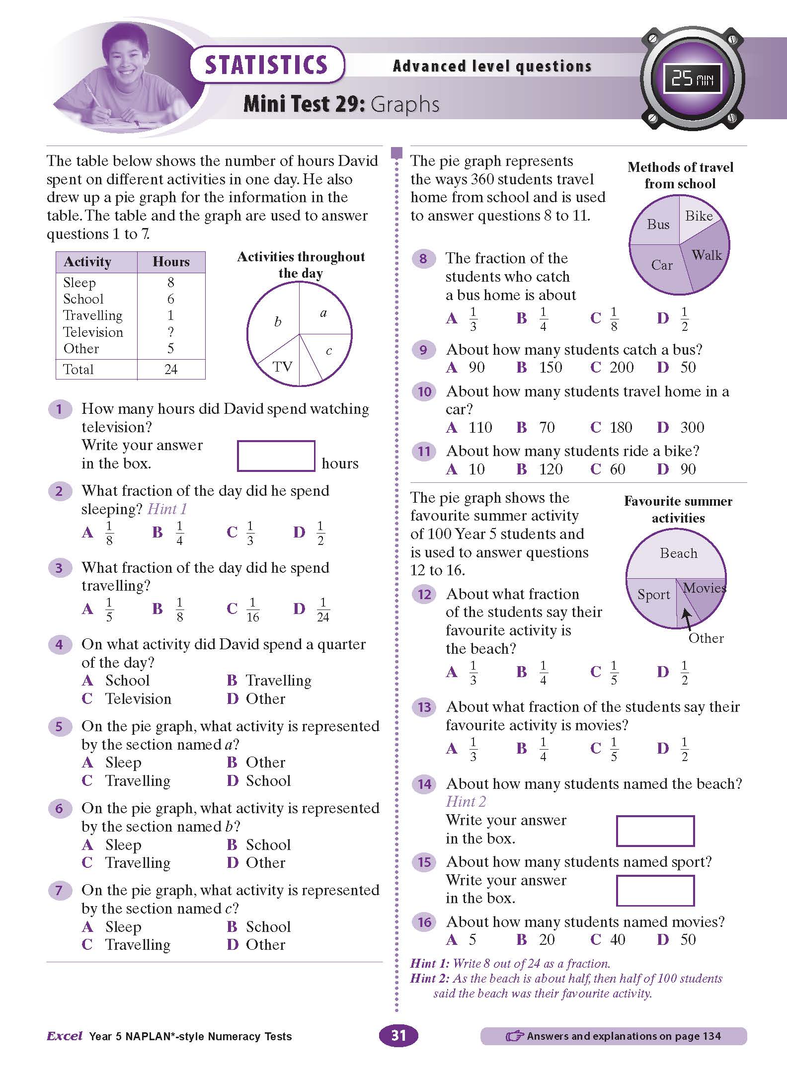 Excel Year 5 NAPLAN*-style Numeracy Tests - Image 9