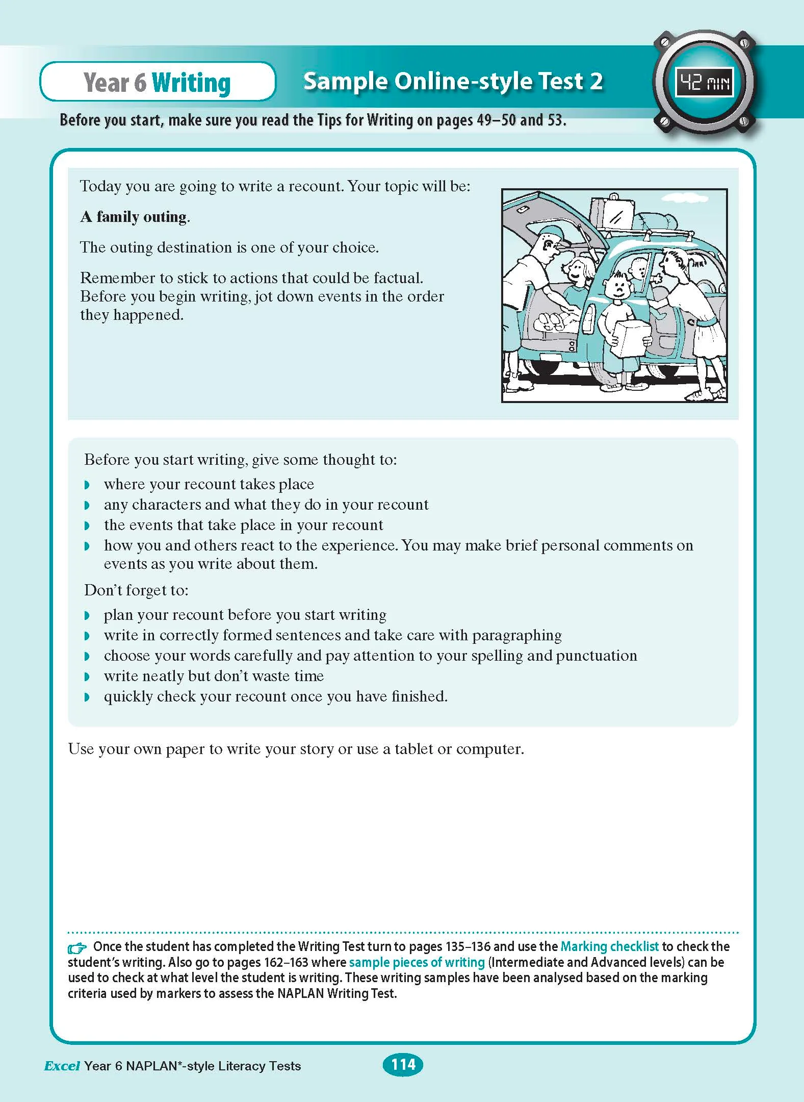Excel Year 6 NAPLAN*-style Literacy Tests - Image 10