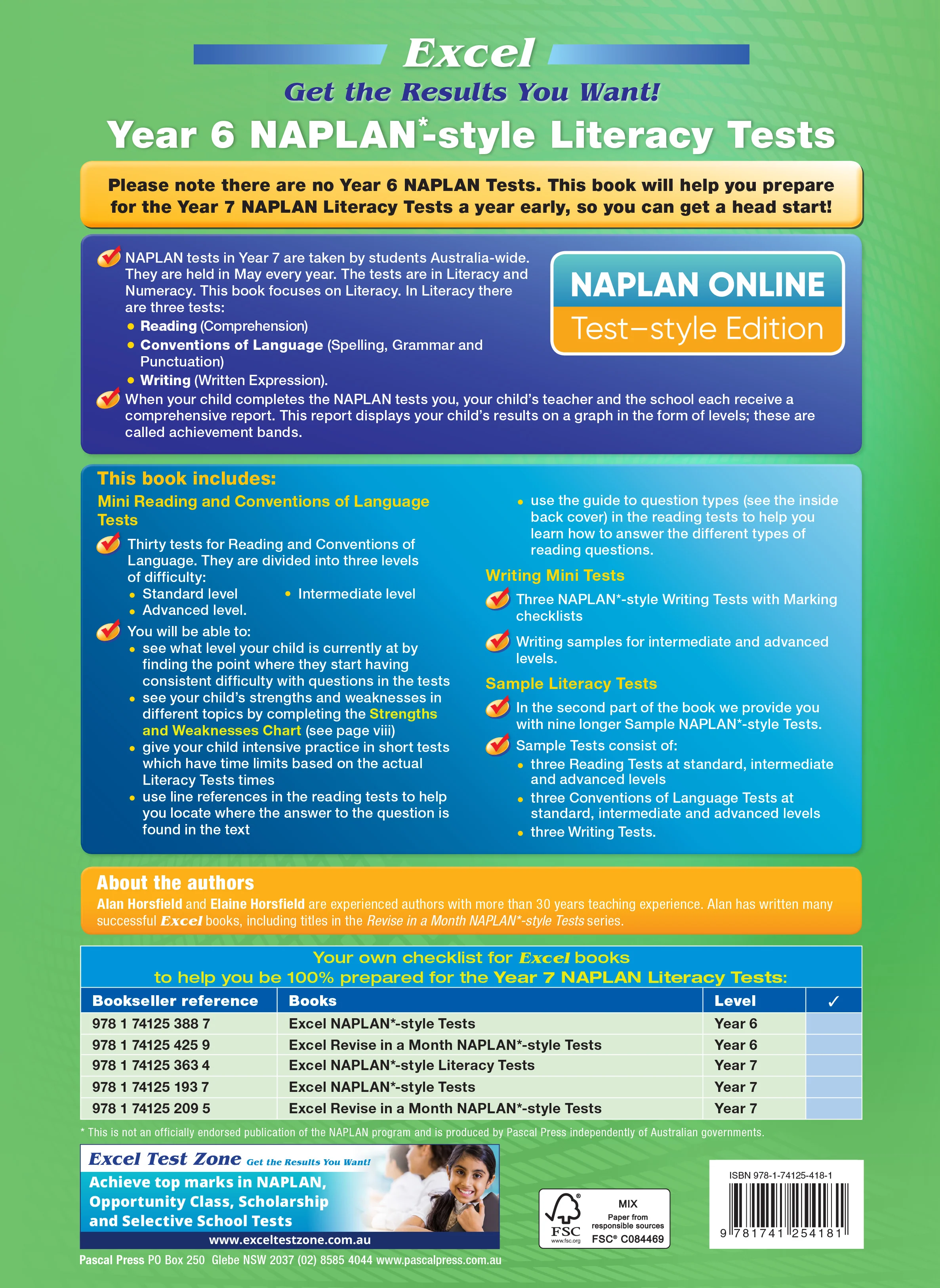 Excel Year 6 NAPLAN*-style Literacy Tests - Image 14