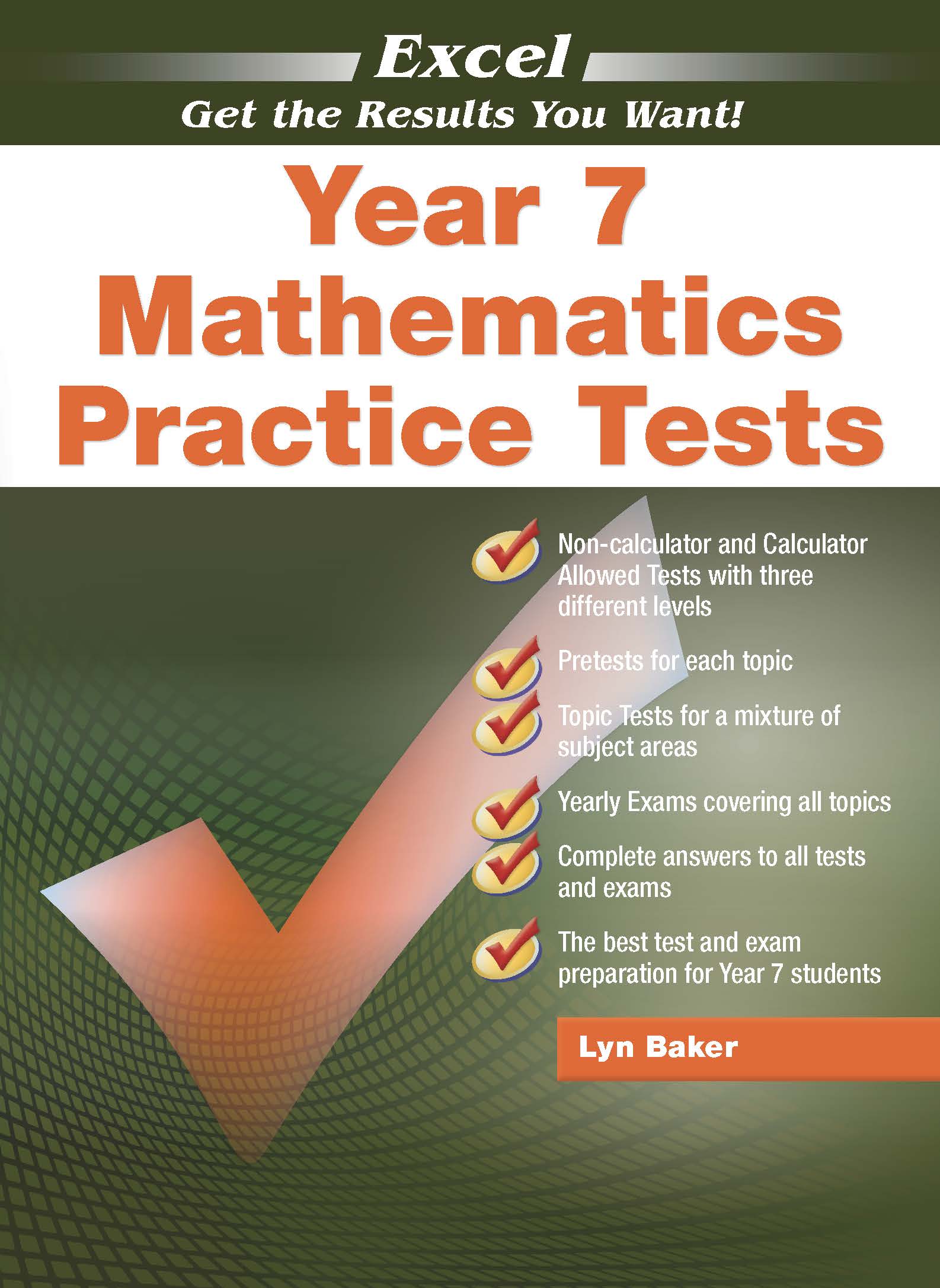 Excel Tests - Mathematics Practice Tests Year 7