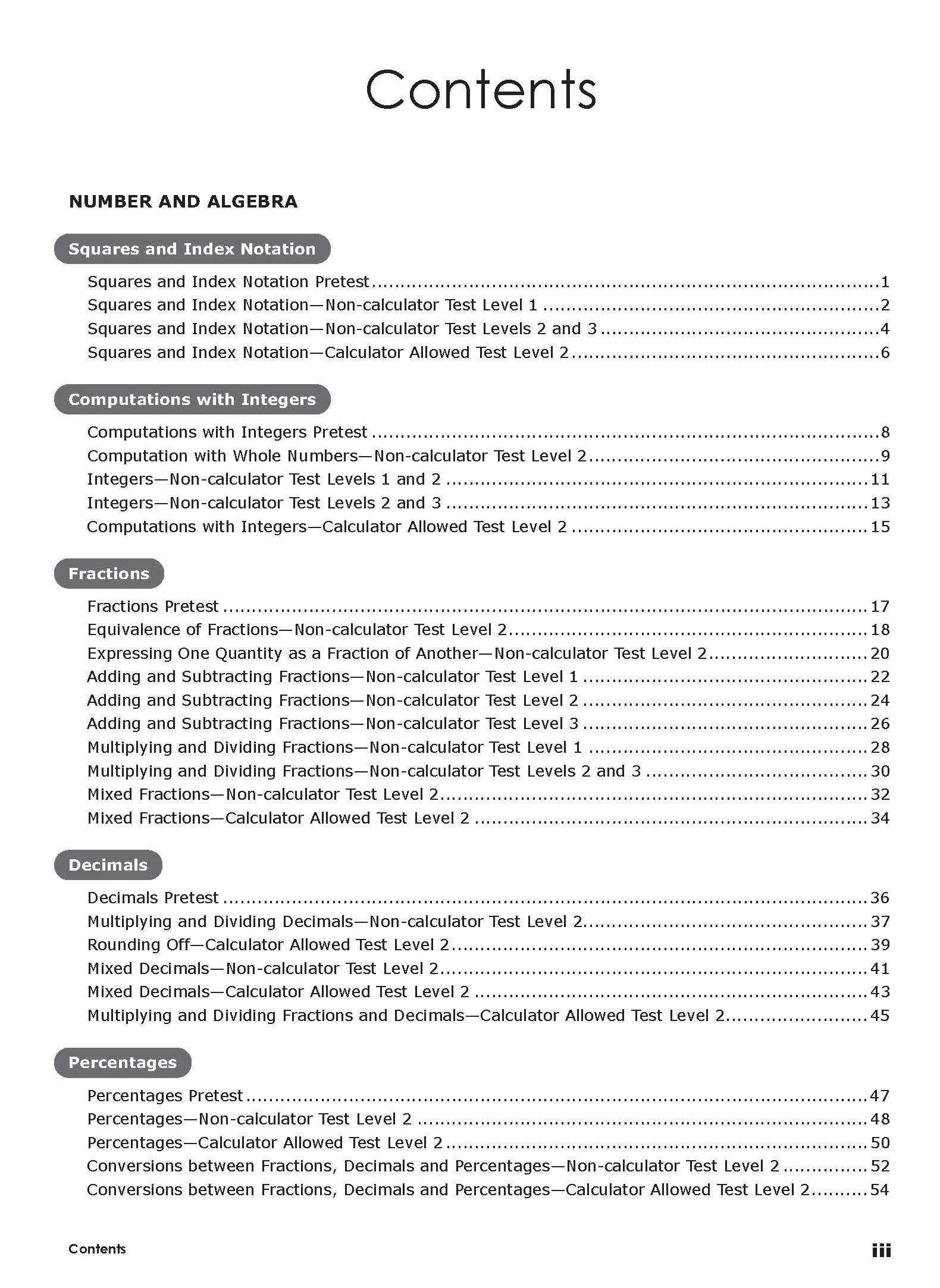 Excel Tests - Mathematics Practice Tests Year 7 - Image 2