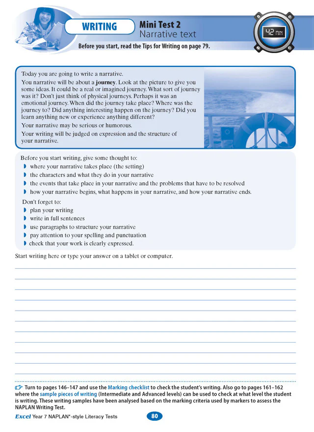 Excel Year 7 NAPLAN*-style Literacy Tests - Image 12