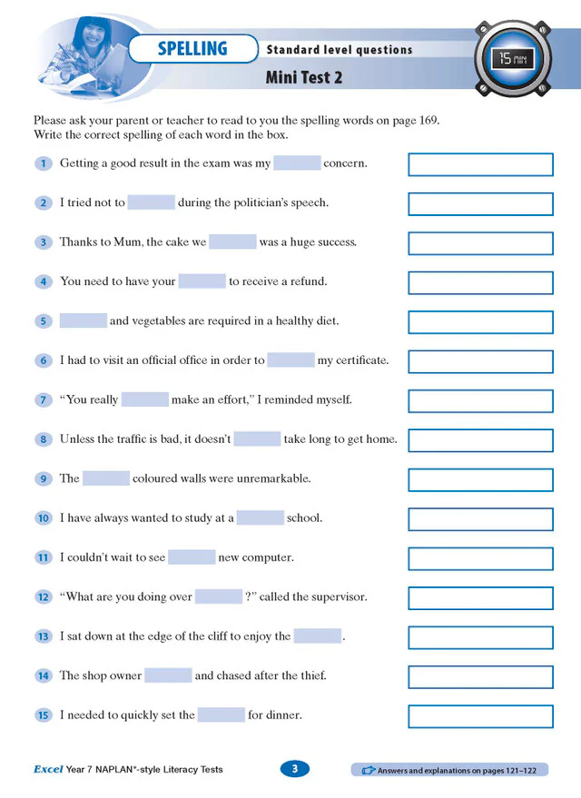 Excel Year 7 NAPLAN*-style Literacy Tests - Image 4
