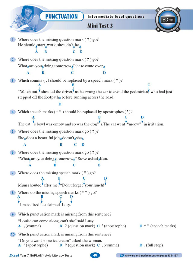 Excel Year 7 NAPLAN*-style Literacy Tests - Image 7