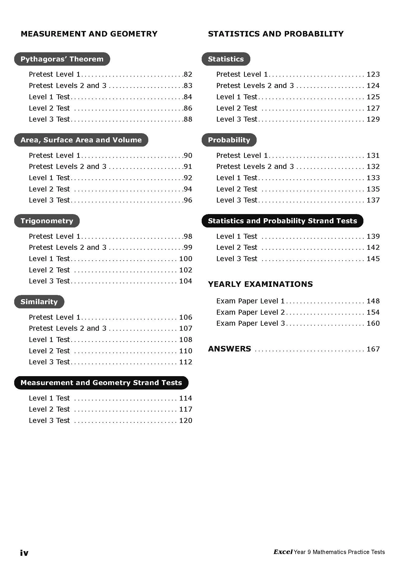 Excel Tests - Mathematics Practice Tests Year 9 - Image 3