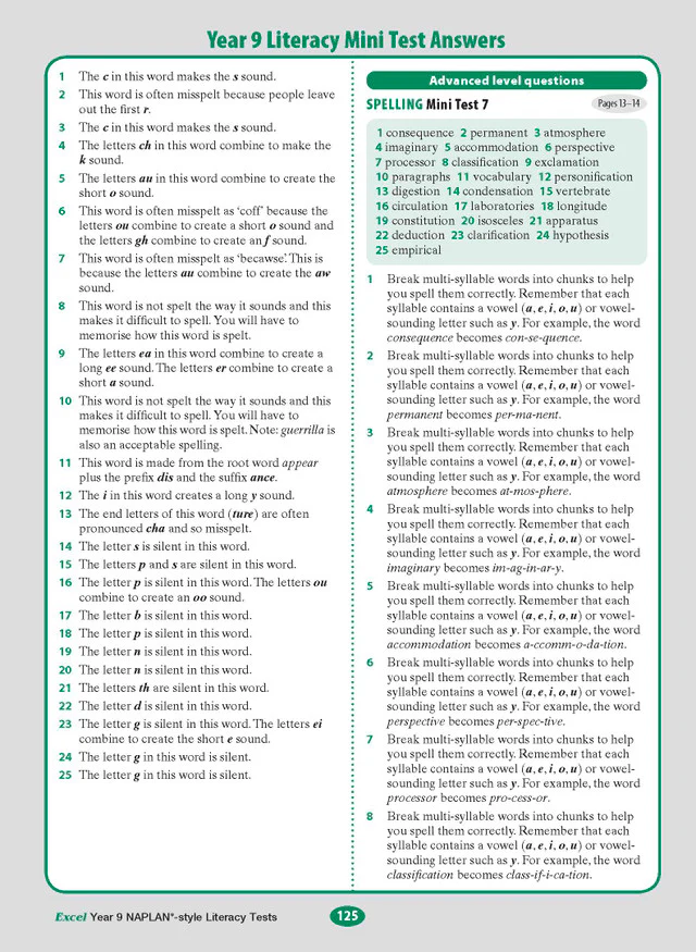 Excel Year 9 NAPLAN*-style Literacy Tests - Image 14