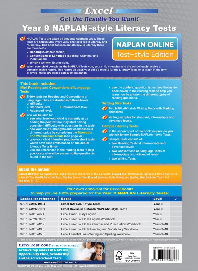 Excel Year 9 NAPLAN*-style Literacy Tests - Image 16