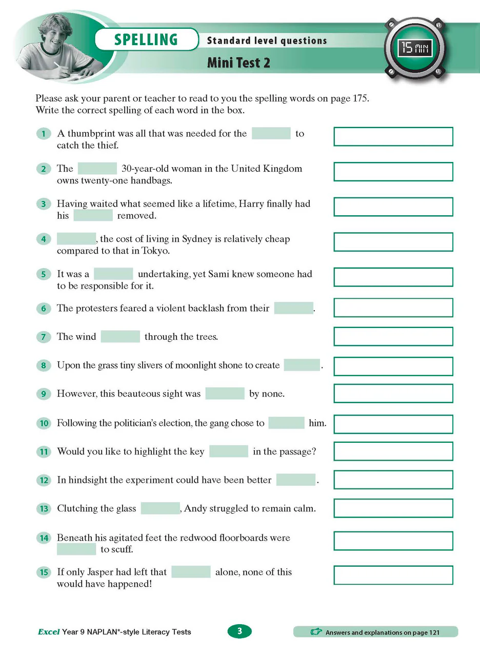 Excel Year 9 NAPLAN*-style Literacy Tests - Image 4