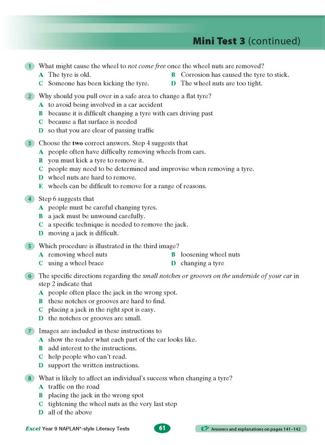 Excel Year 9 NAPLAN*-style Literacy Tests - Image 8