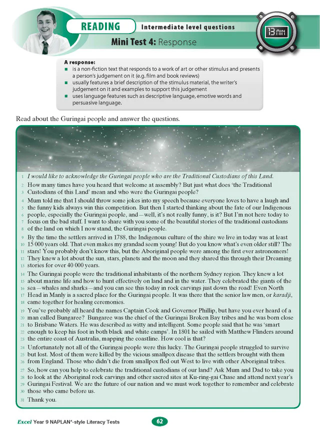 Excel Year 9 NAPLAN*-style Literacy Tests - Image 9