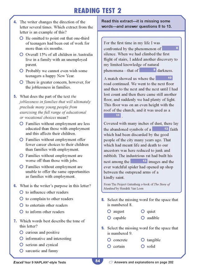 Excel Year 9 NAPLAN*-style Tests - Image 11
