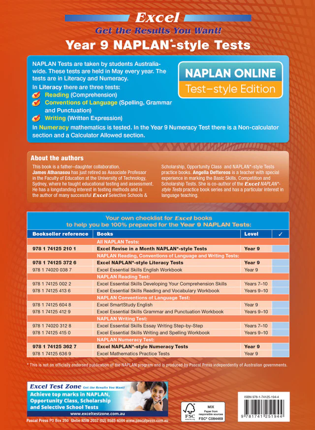 Excel Year 9 NAPLAN*-style Tests - Image 22