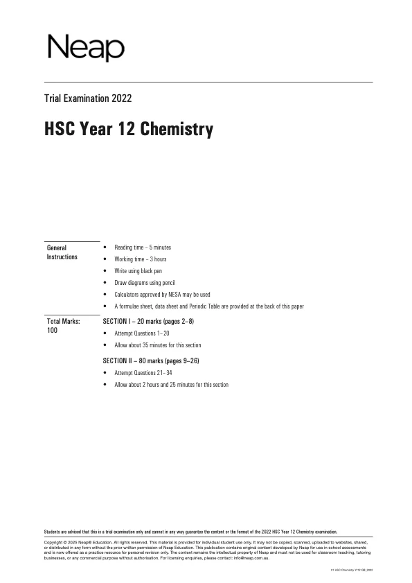 Top Marks HSC Year 12 Chemistry Bundle - Image 17