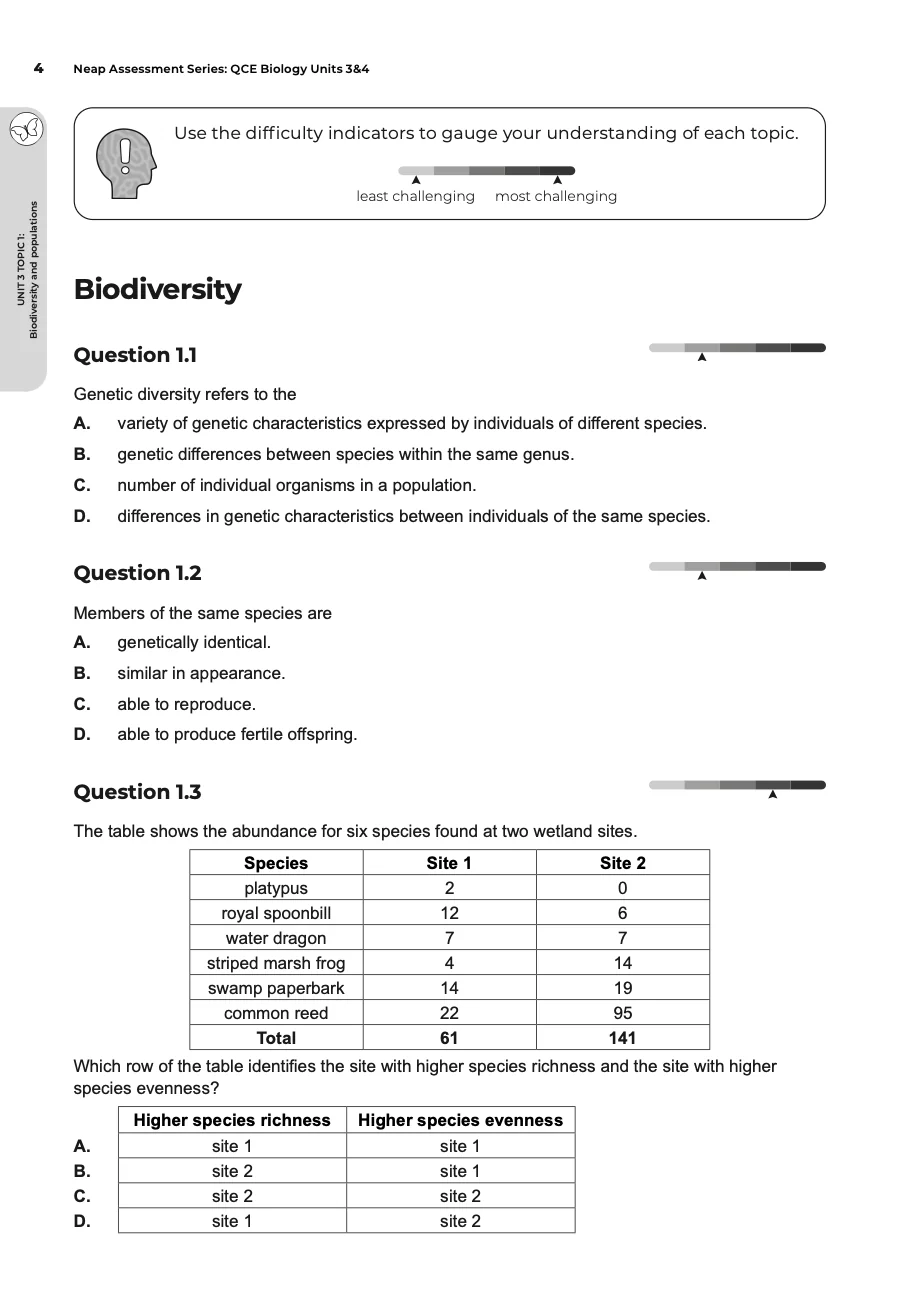 Neap Assessment Series: QCE Biology Units 3&4 - Image 7