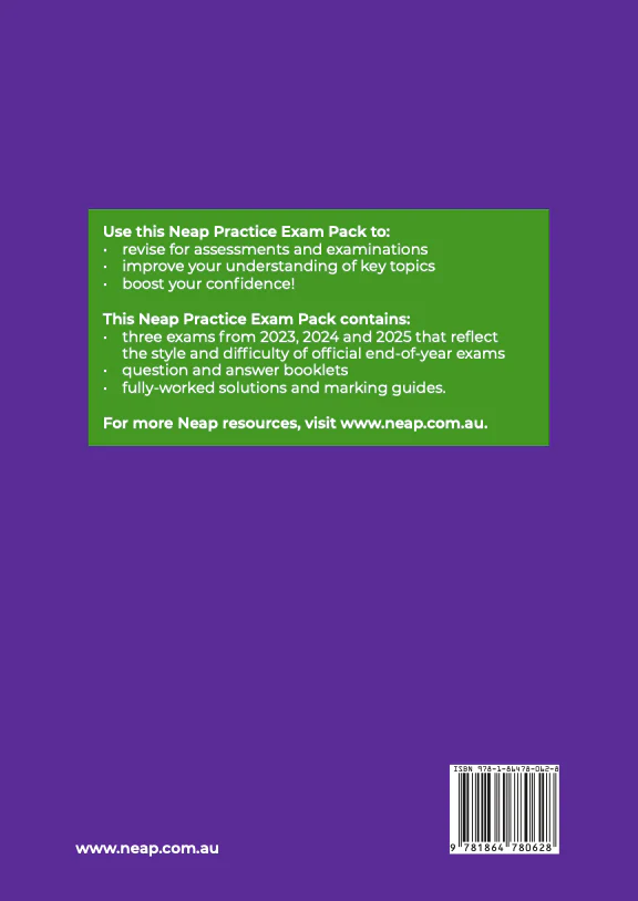 Neap Practice Exam Pack: HSC Year 12 Mathematics Extension 2 2026 Edition (3 Exams) - Image 5