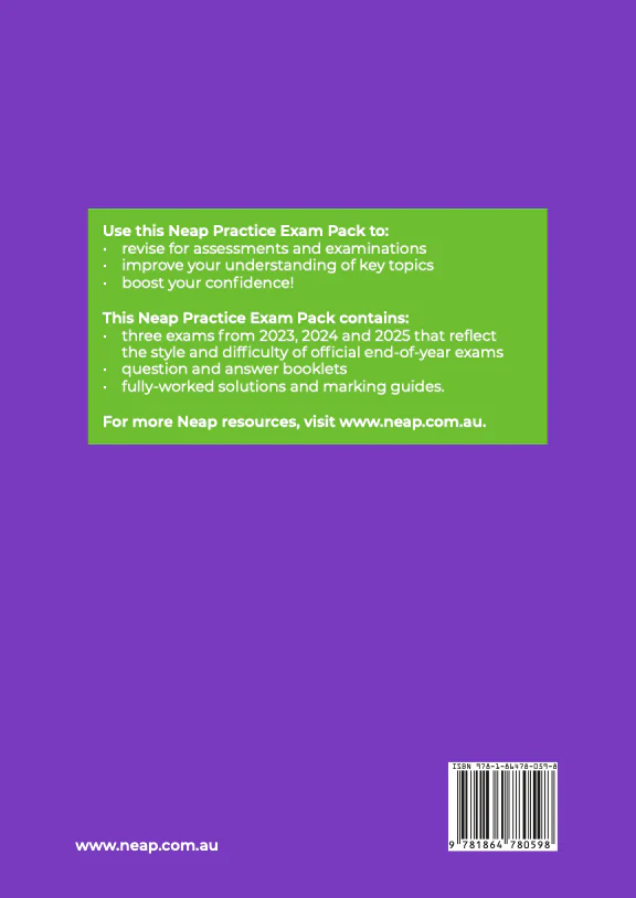 Neap Practice Exam Pack: HSC Year 12 Mathematics Standard 2 2026 Edition (3 Exams) - Image 5