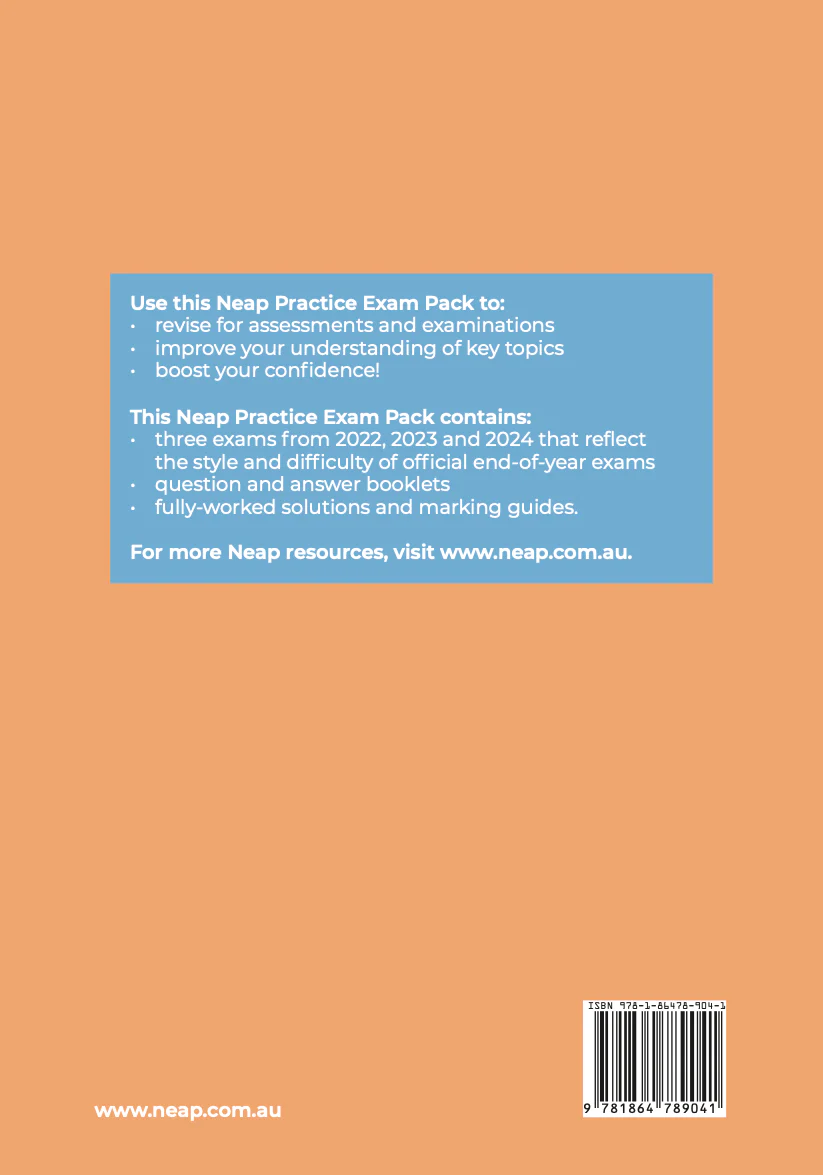 Neap Practice Exam Pack: QCE General Mathematics Units 3&4 (3 Exams) - Image 5