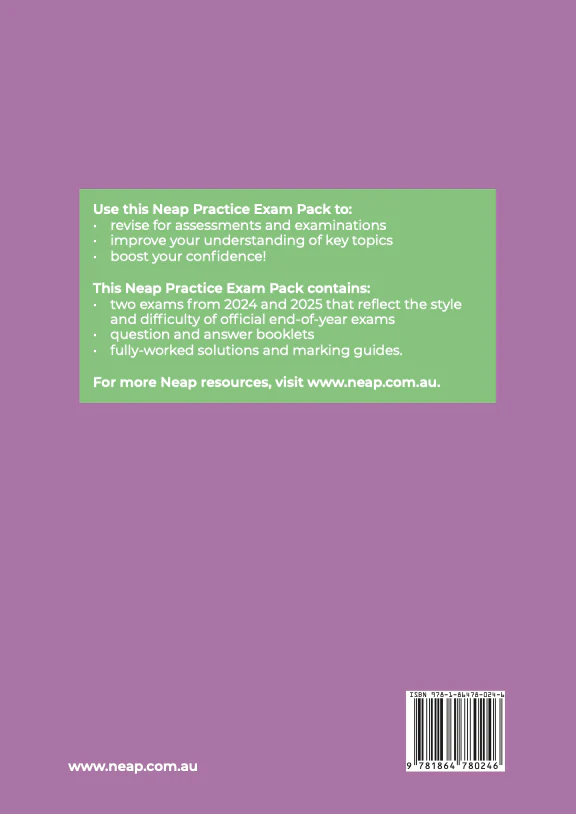 Neap Practice Exam Pack: VCE Economics Units 1&2 2026 Edition (2 Exams) - Image 4