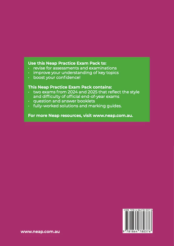 Neap Practice Exam Pack: VCE Legal Studies Units 3&4 2026 Edition (2 Exams) - Image 4