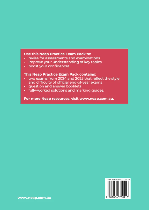 Neap Practice Exam Pack: VCE Physics Units 3&4 2026 Edition (2 Exams) - Image 4