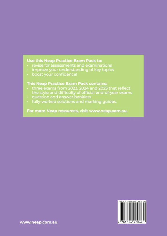 Neap Practice Exam Pack: VCE Psychology Units 1&2 2026 Edition (3 Exams) - Image 5