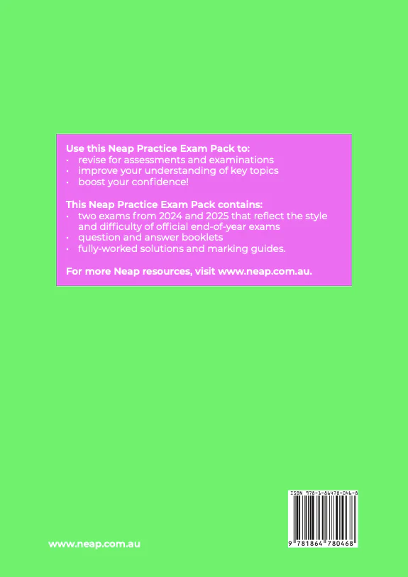 Neap Practice Exam Pack: Year 9 Mathematics 2026 Edition (2 Exams) - Image 4