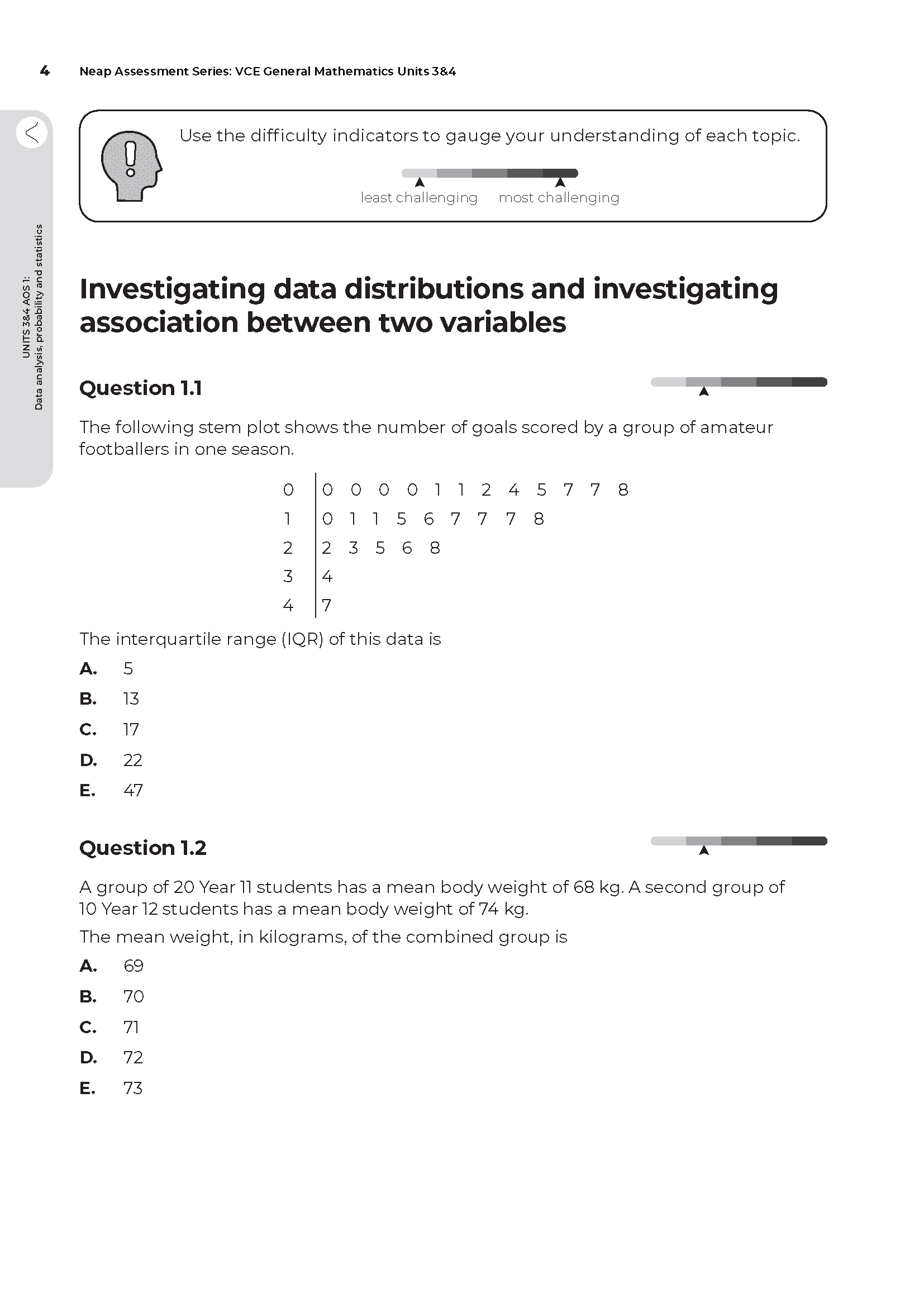 Neap Assessment Series: VCE General Maths Units 3&4 - Image 6
