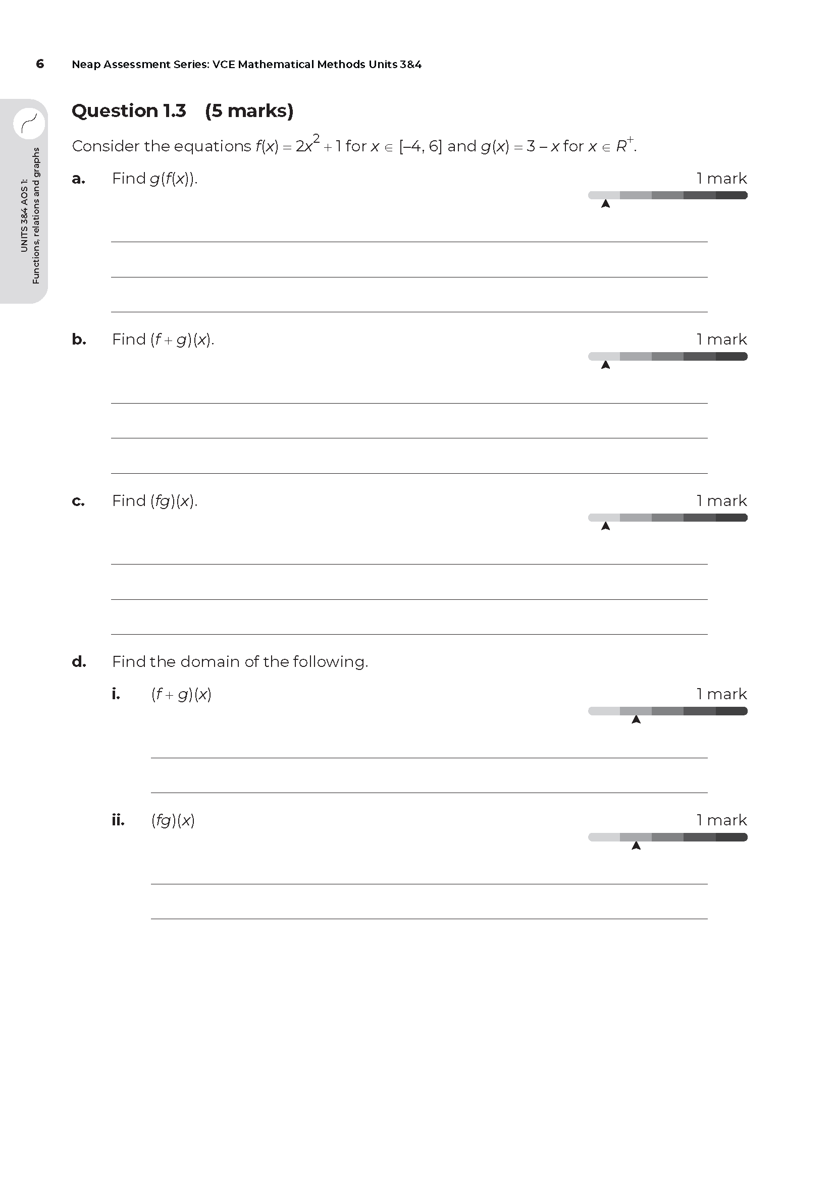 Neap Assessment Series: VCE Mathematical Methods Units 3&4 - Image 8