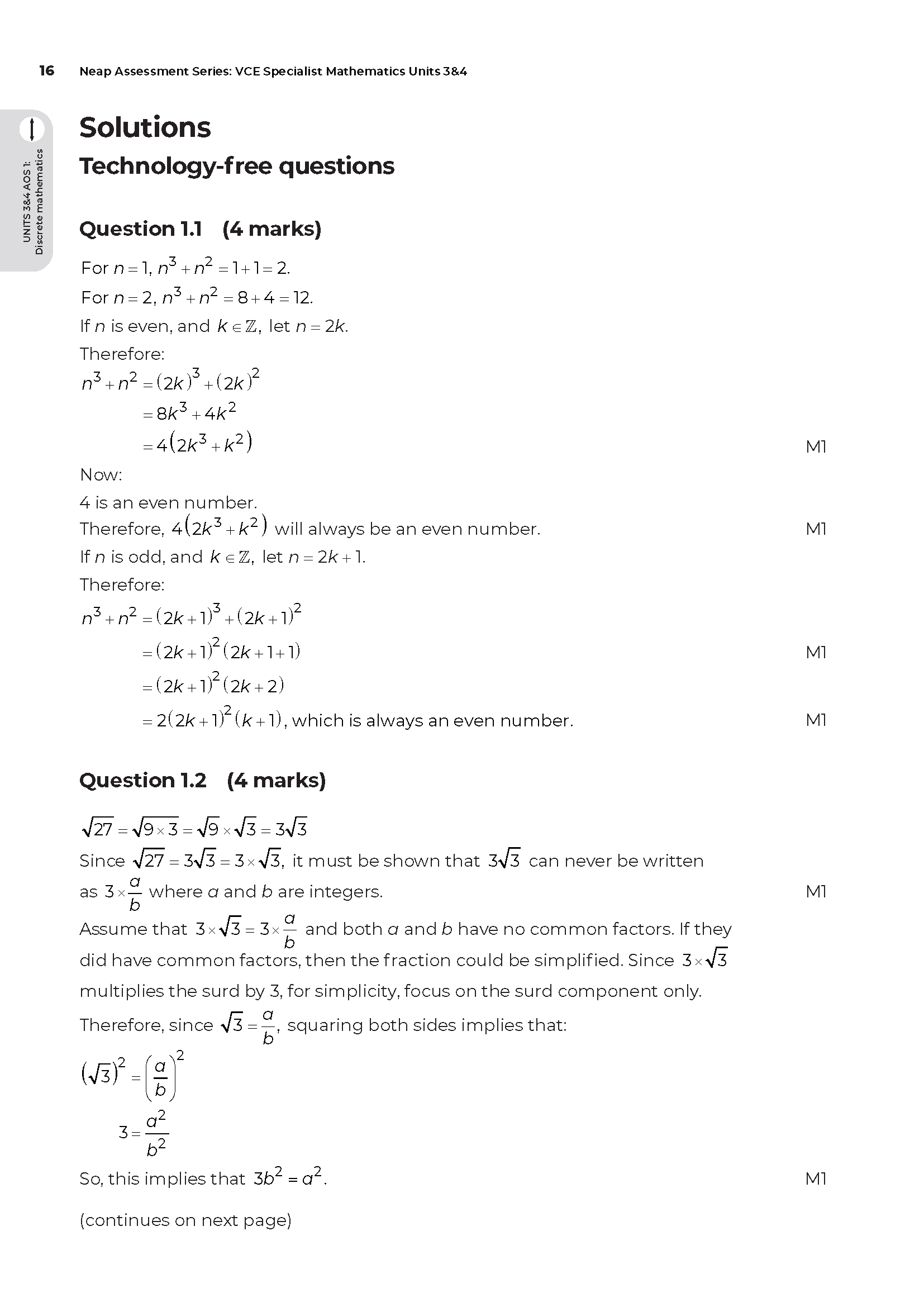 Neap Assessment Series: VCE Specialist Maths Units 3&4 - Image 12