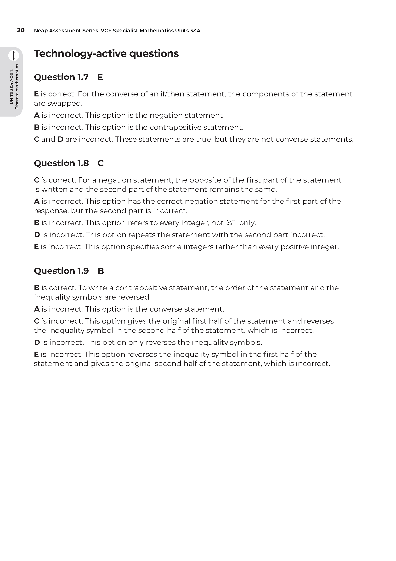 Neap Assessment Series: VCE Specialist Maths Units 3&4 - Image 14