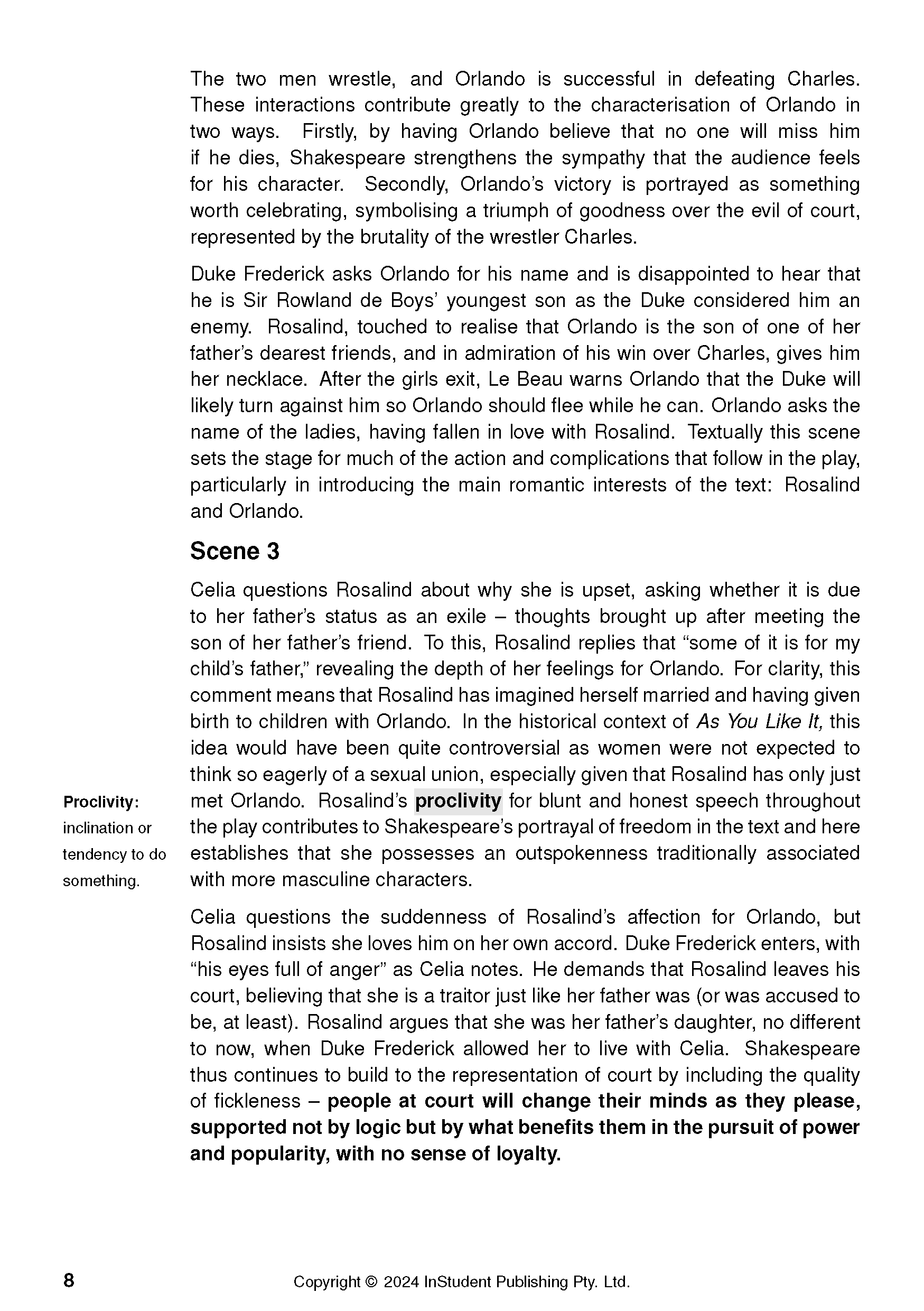 ATAR Notes Text Guide: As You Like It by William Shakespeare - Image 11