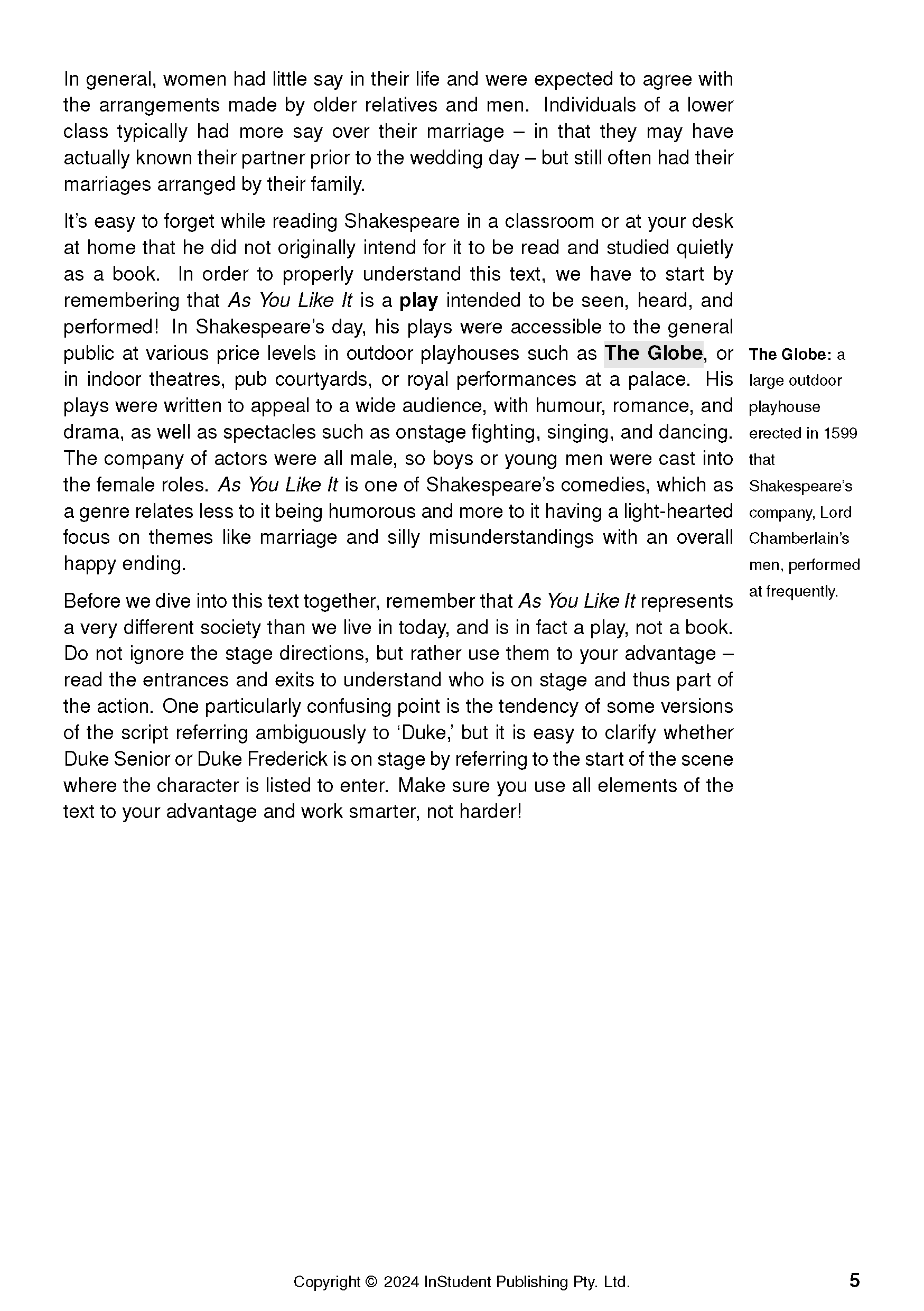 ATAR Notes Text Guide: As You Like It by William Shakespeare - Image 8