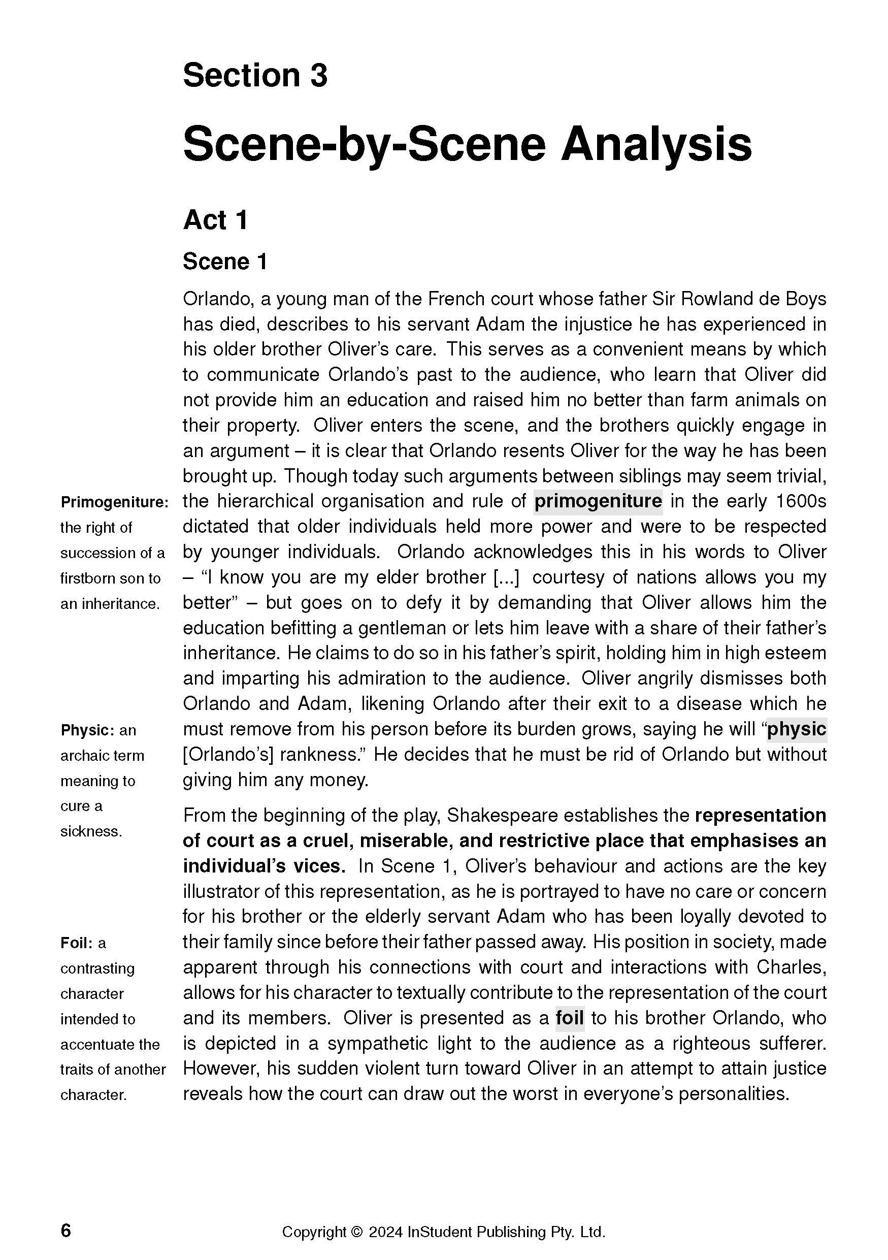 ATAR Notes Text Guide: As You Like It by William Shakespeare - Image 9