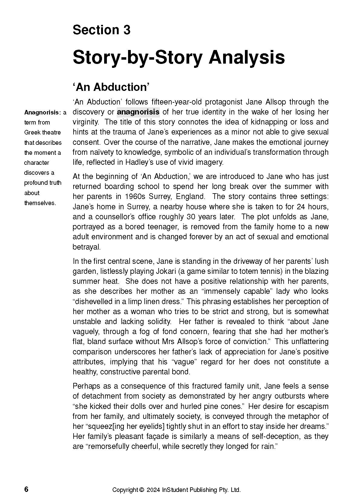 ATAR Notes Text Guide: Bad Dreams and Other Stories by Tessa Hadley - Image 10
